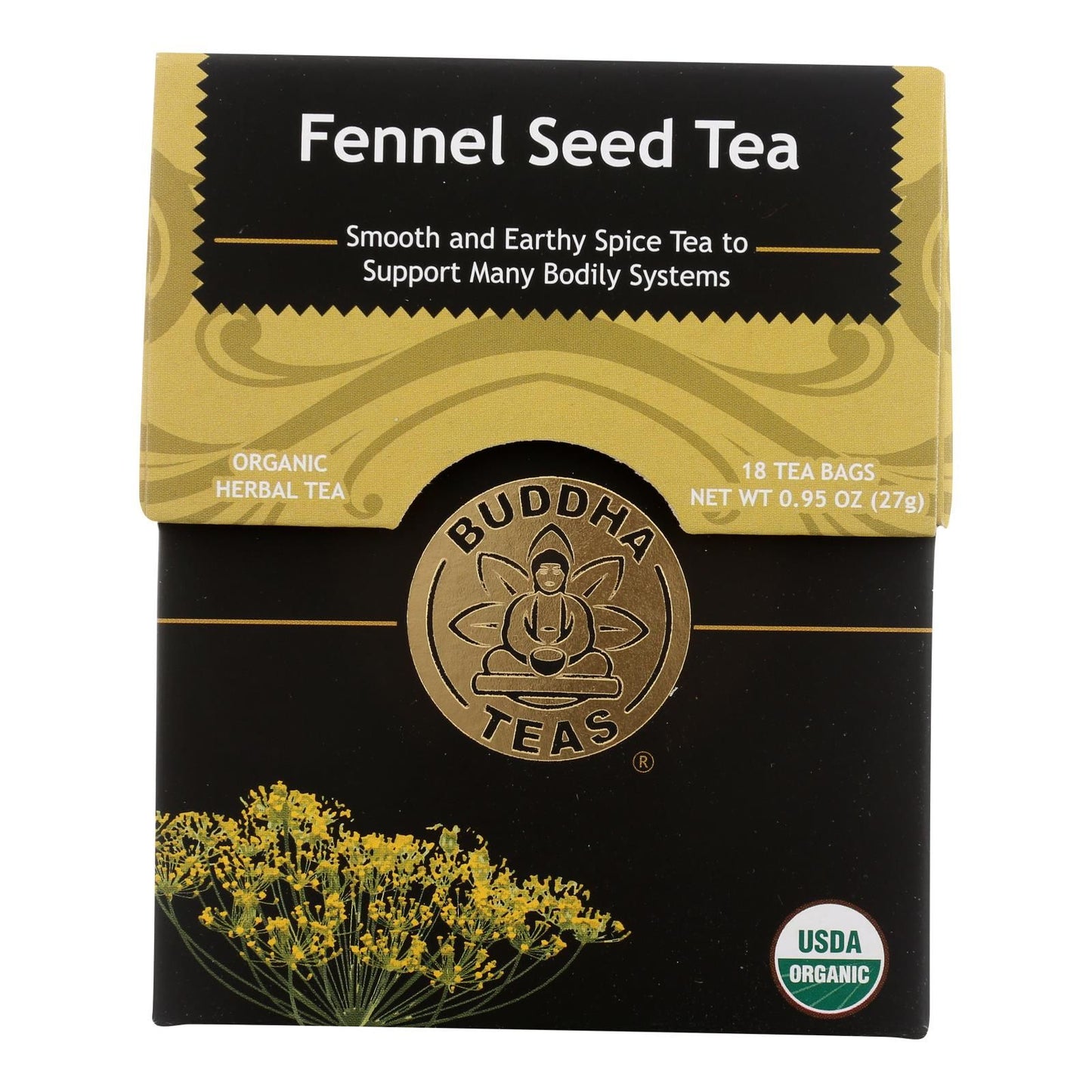 Buddha Teas - Organic Tea - Fennel Seed - Case Of 6 - 18 Count image 1