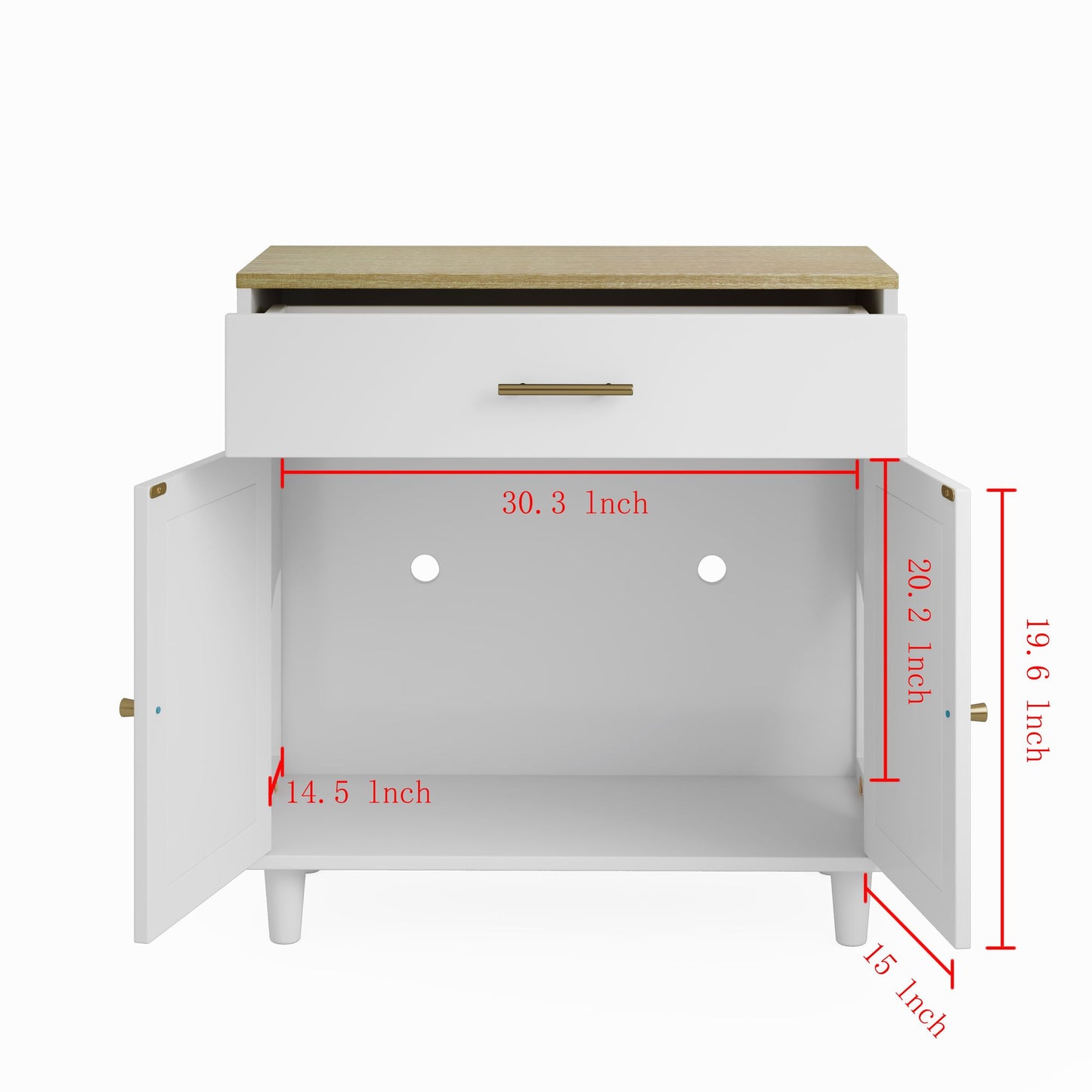 Cat Litter Box Enclosure with Scratch Pad, Hidden Litter Box Furniture, Wooden Pet House Sideboard, Storage Cabinet, Fit image 17