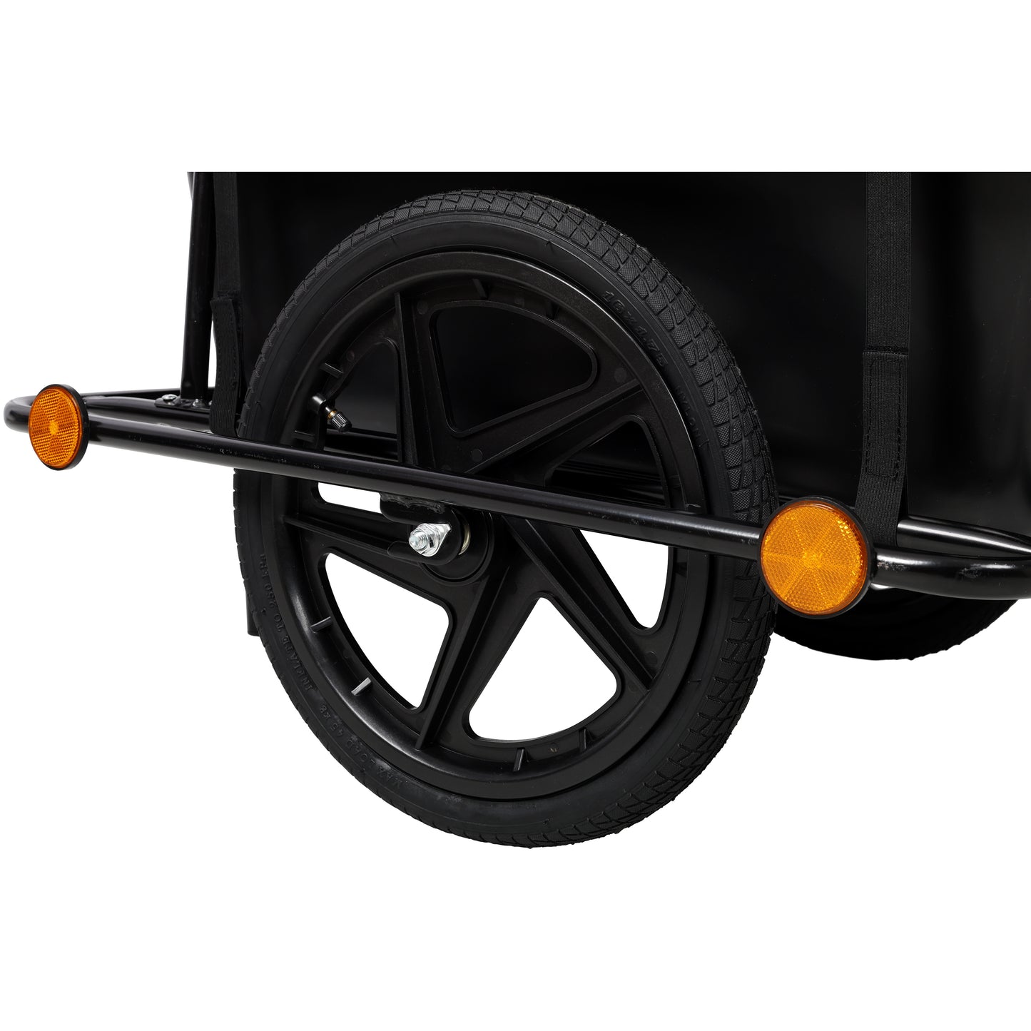 Bike Cargo Trailer with Support Bar, 900D PVC Waterproof Cover, Removable Box, Utility Bike Wagon Trailer for Shopping Camping and Outdoor Activities image 12