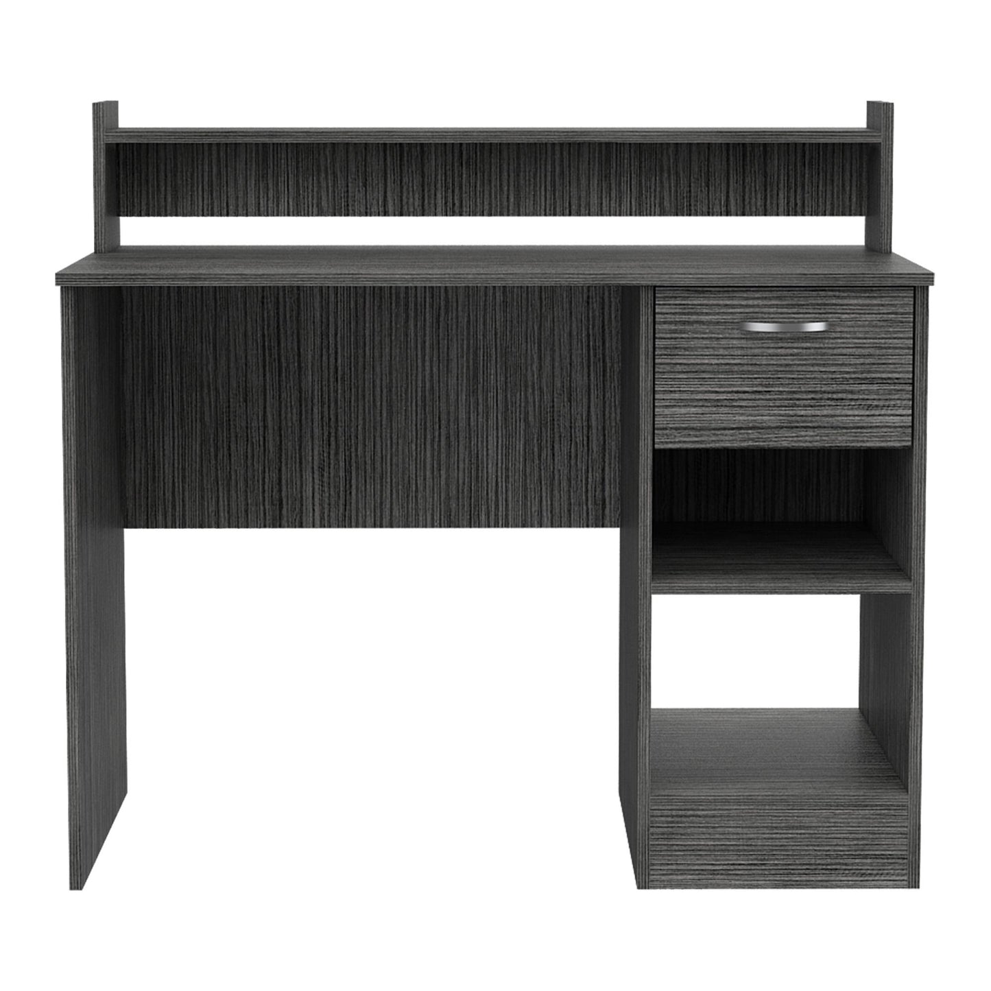 Charlotte Computer Desk with 2 Storage Shelves and Drawer image 10