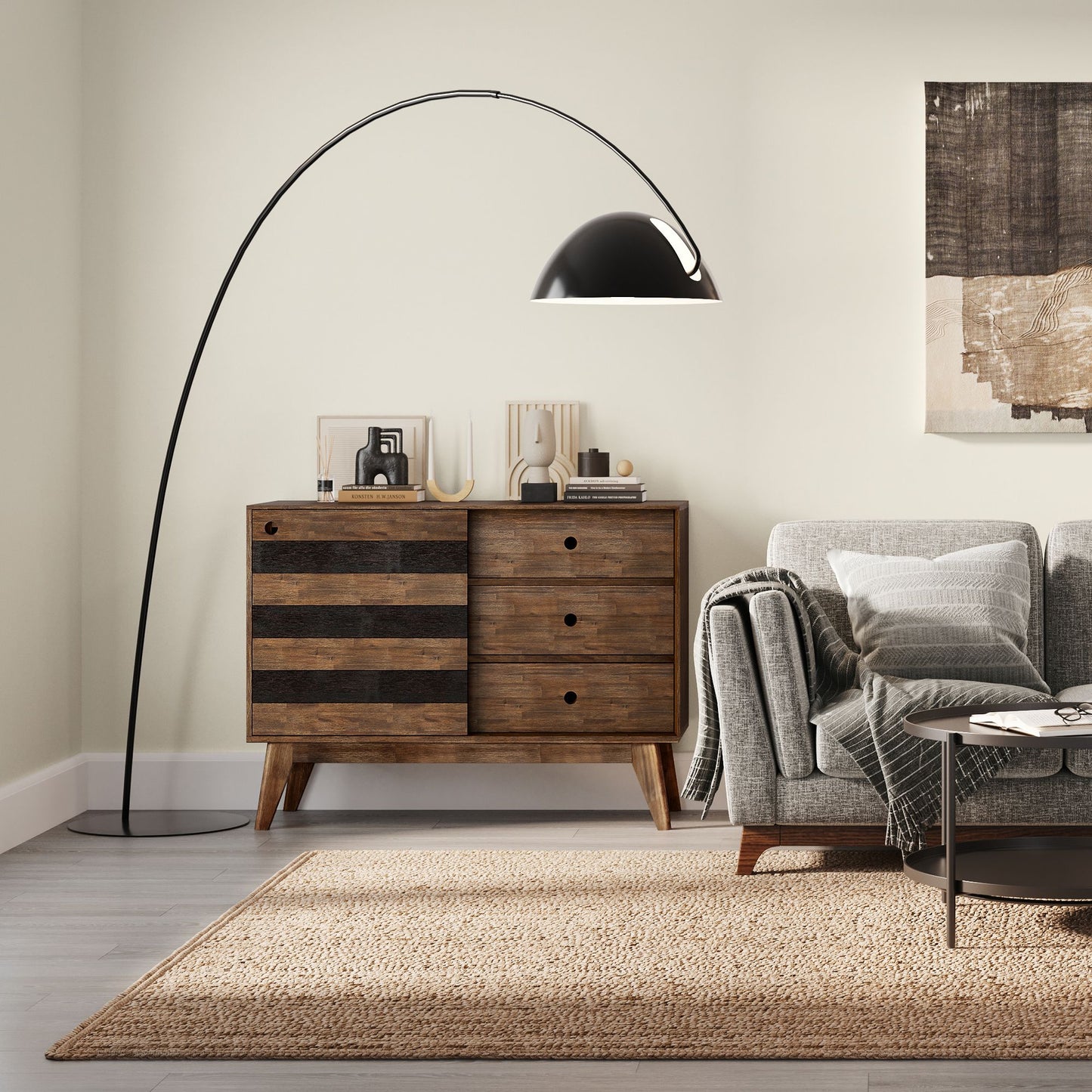 Clarkson 48 inch Wide Solid Wood Medium Storage in Rustic Natural Aged Brown image 11