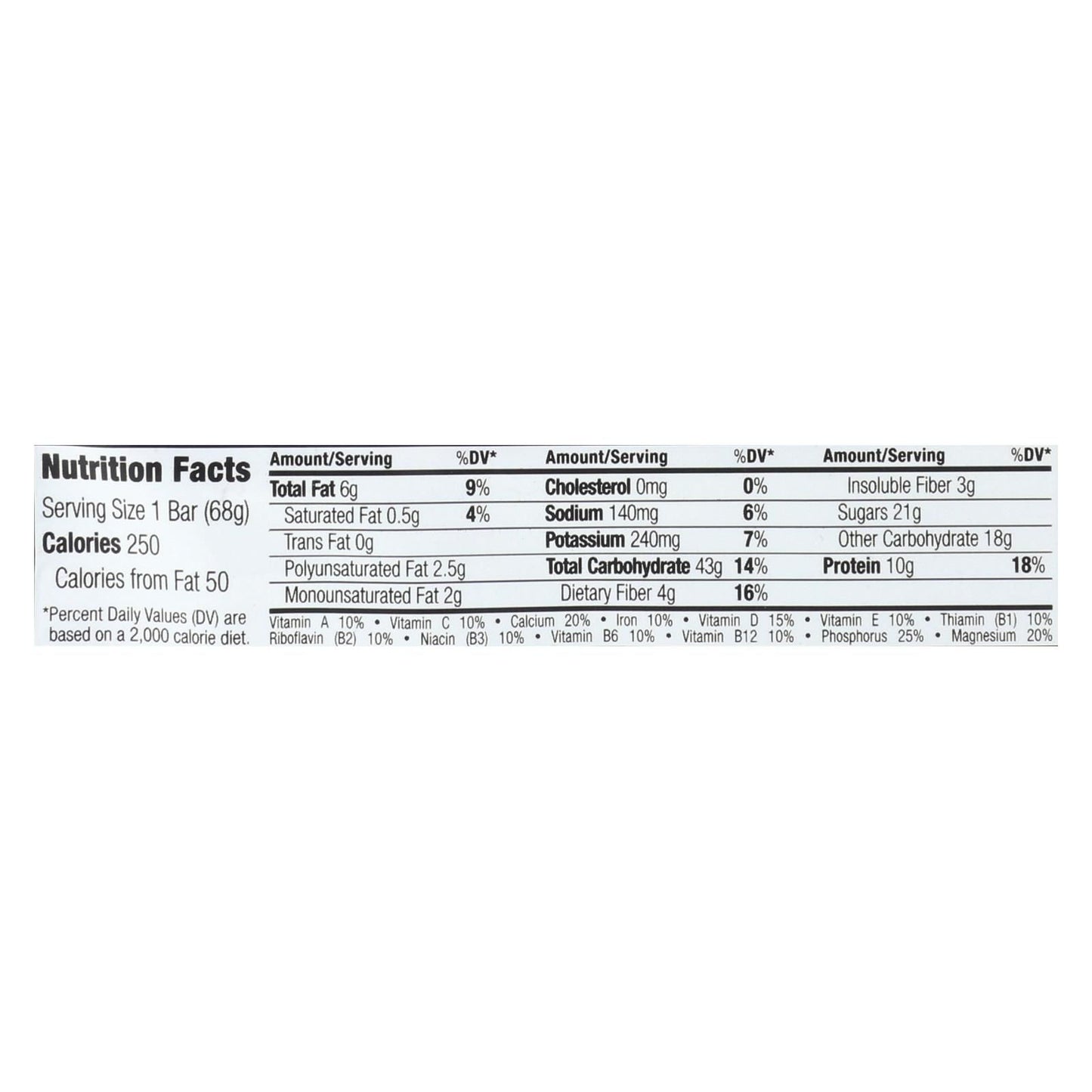 Clif Bar - Organic Oat Raisin Walnut - Case Of 12 - 2.4 Oz image 3