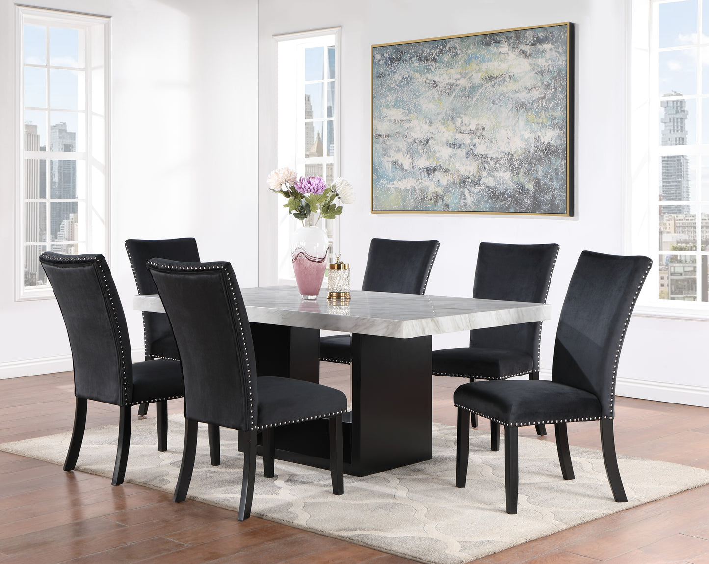 JHOANNA BLACK DINING CHAIRS (KIT OF 2) image 5