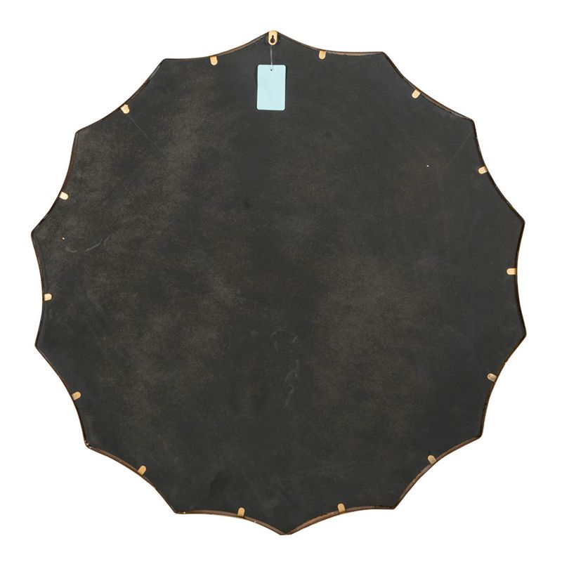 D40" Round Sunburst Wall Mirror with Gold Finish, Wall Decor Mirror for Entryway Bedroom Living Room image 16