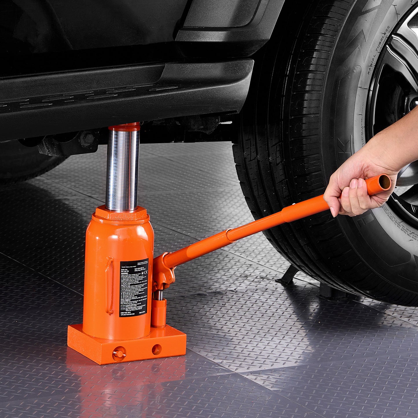 Hydraulic Bottle Jack 30 Ton Manual High Lift Automotive Car Repair Shop image 9