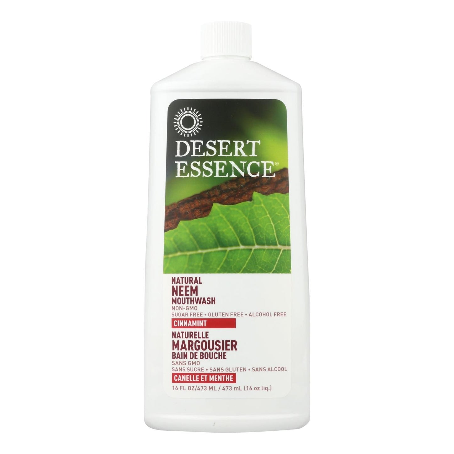 Desert Essence - Mouthwash - Natural Neem - Cinnamint - 16 Oz image 4