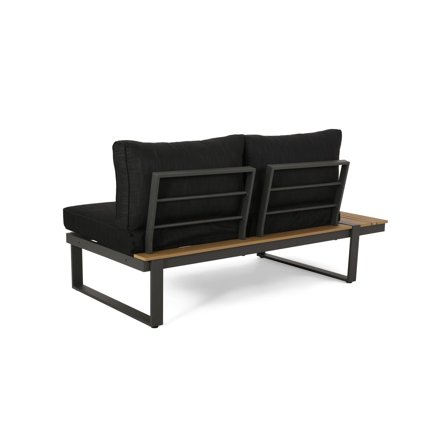 Sterling V-Shaped Outdoor Aluminum 5 Seater Sofa Set with Cushions image 12