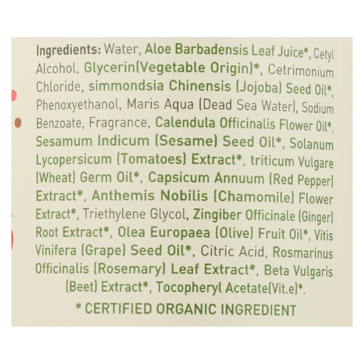 Ecolove Conditioner - Red Vegetables Conditioner For Normal To Oily Hair - Case Of 1 - 17.6 Fl Oz. image 3
