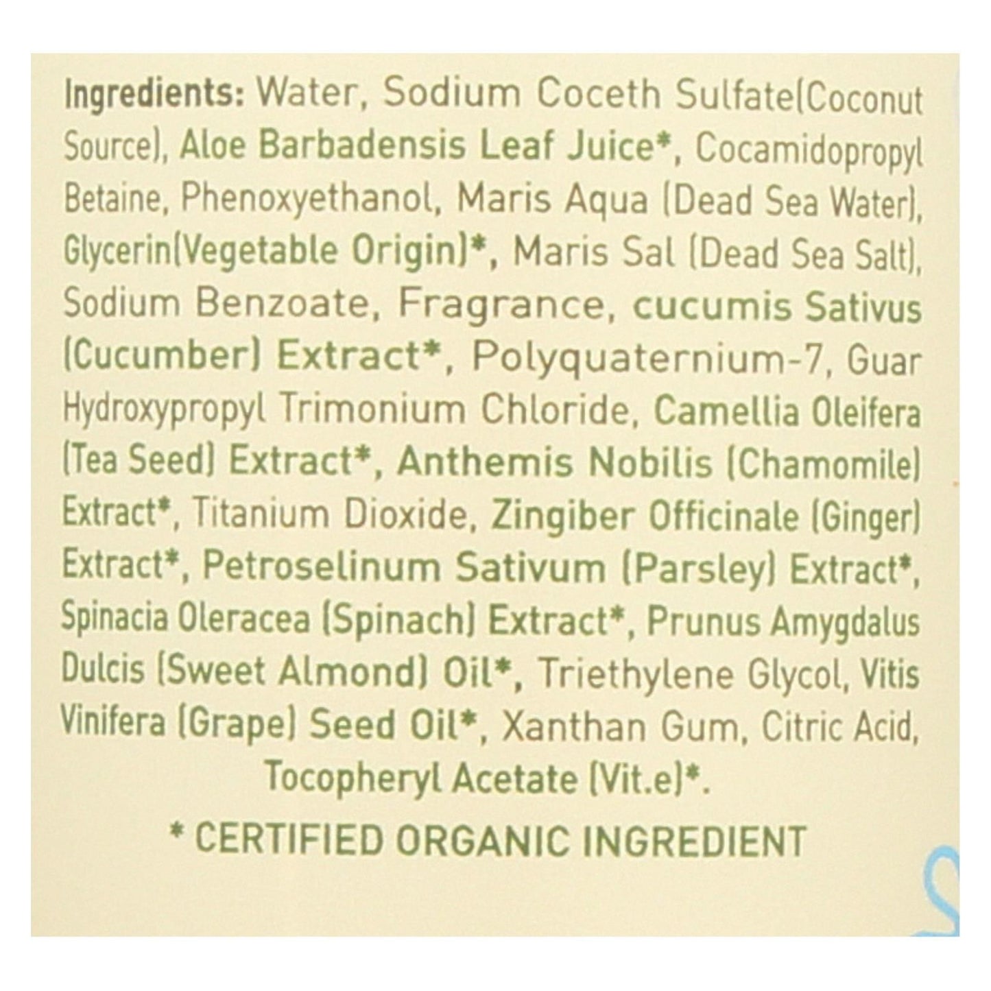 Ecolove Shampoo - Green Vegetables Family Shampoo For All Hair Types - Case Of 1 - 17.6 Fl Oz. image 2