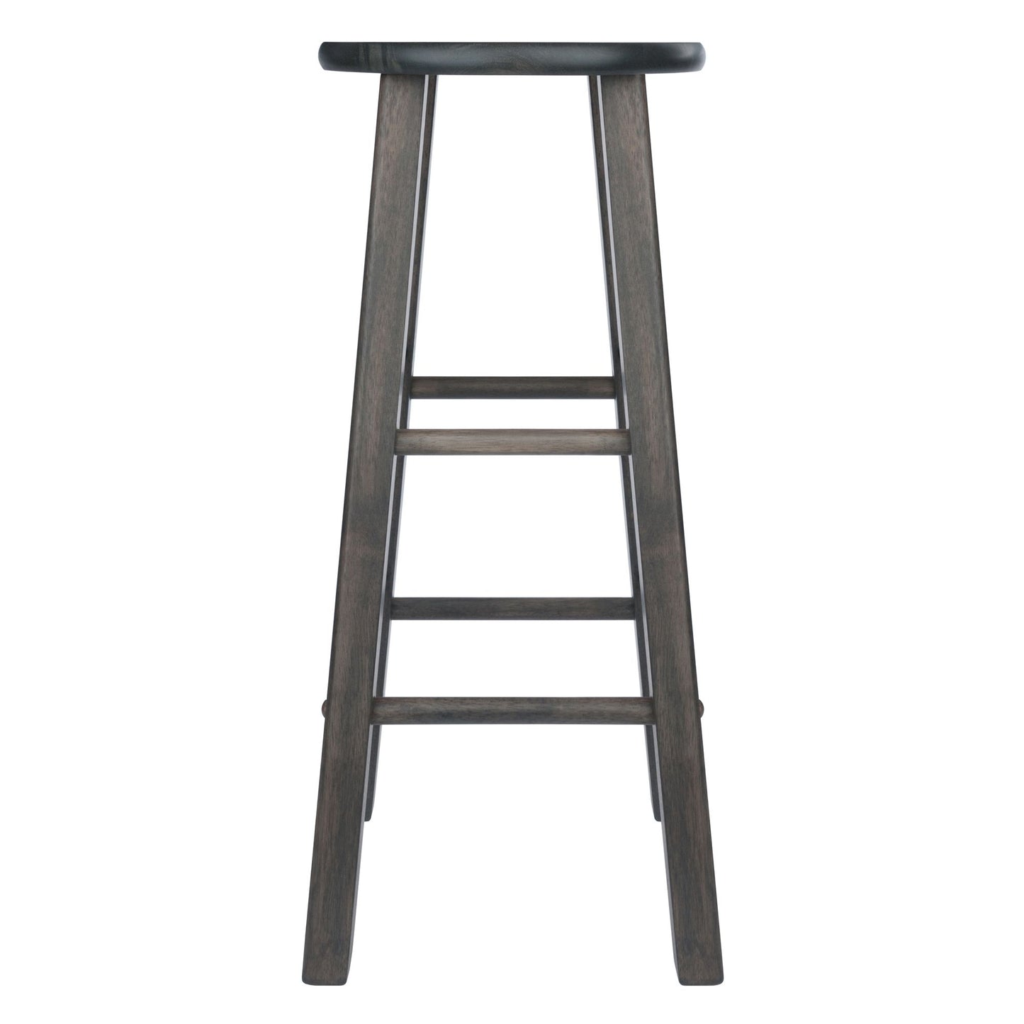 Element 2-Pc Square Leg Bar Stool Set; Oyster Gray image 6