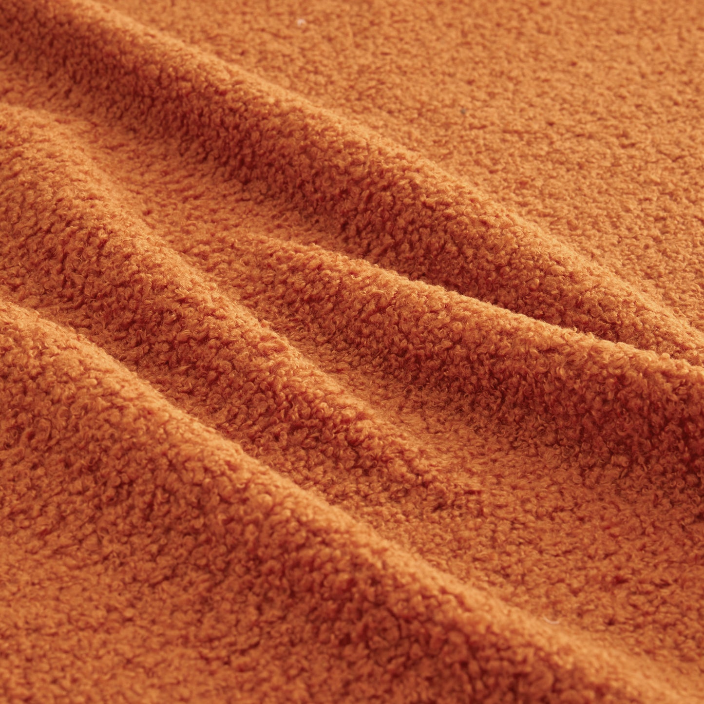 Ottoman Teddy Fabric-Orange image 5