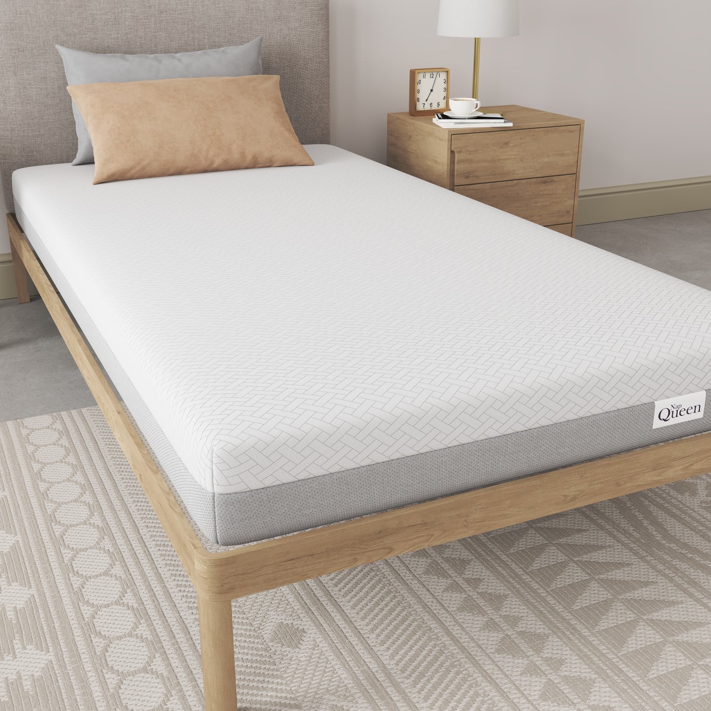 NapQueen 6 Inch Twin XL size Memory Foam, Medium Firm Mattress image 6