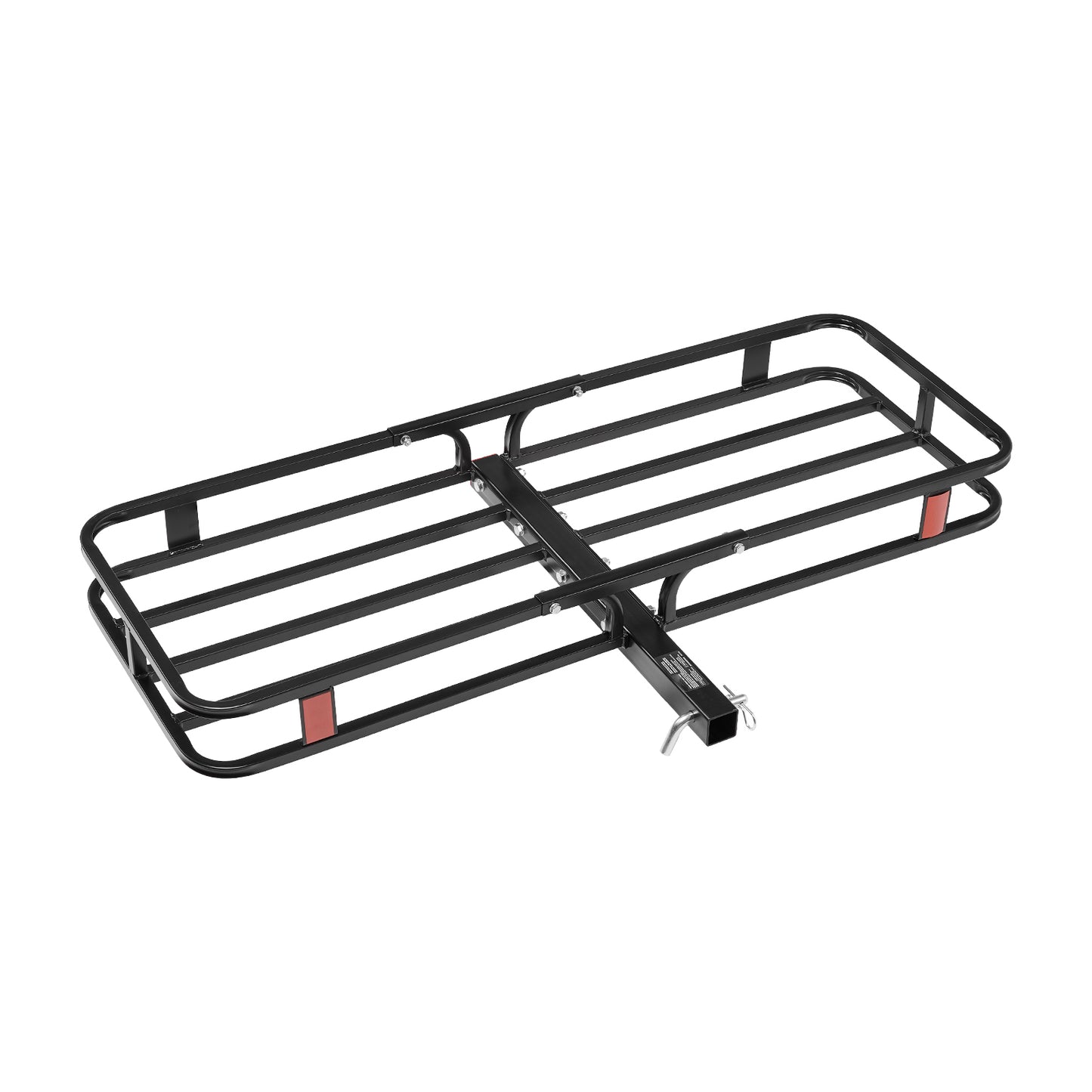 53" x 19" x 5", Hitch Cargo Carrier, 500 lbs Capacity Hitch Cargo Carrier with Hitch Stabilizer & Ratchet Straps, Hitch Mount Cargo Carrier with Cargo Net with Hook, Fit for SUVs image 12