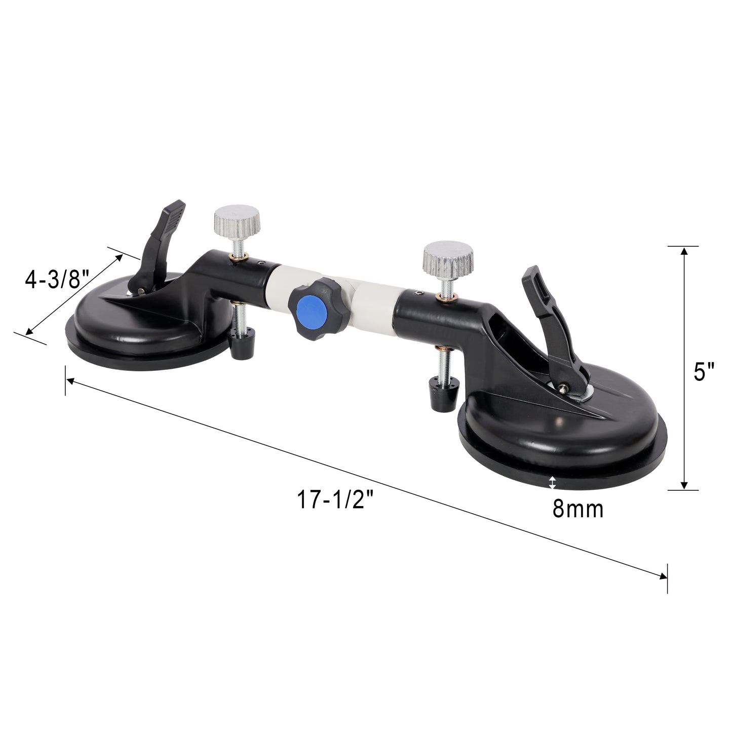 3-in-1 Adjustable angles (90-270 degrees) Suction Cup Tool for Seam Joining,fixation,and Leveling, Professional Countertop Installation Tool,black color image 10