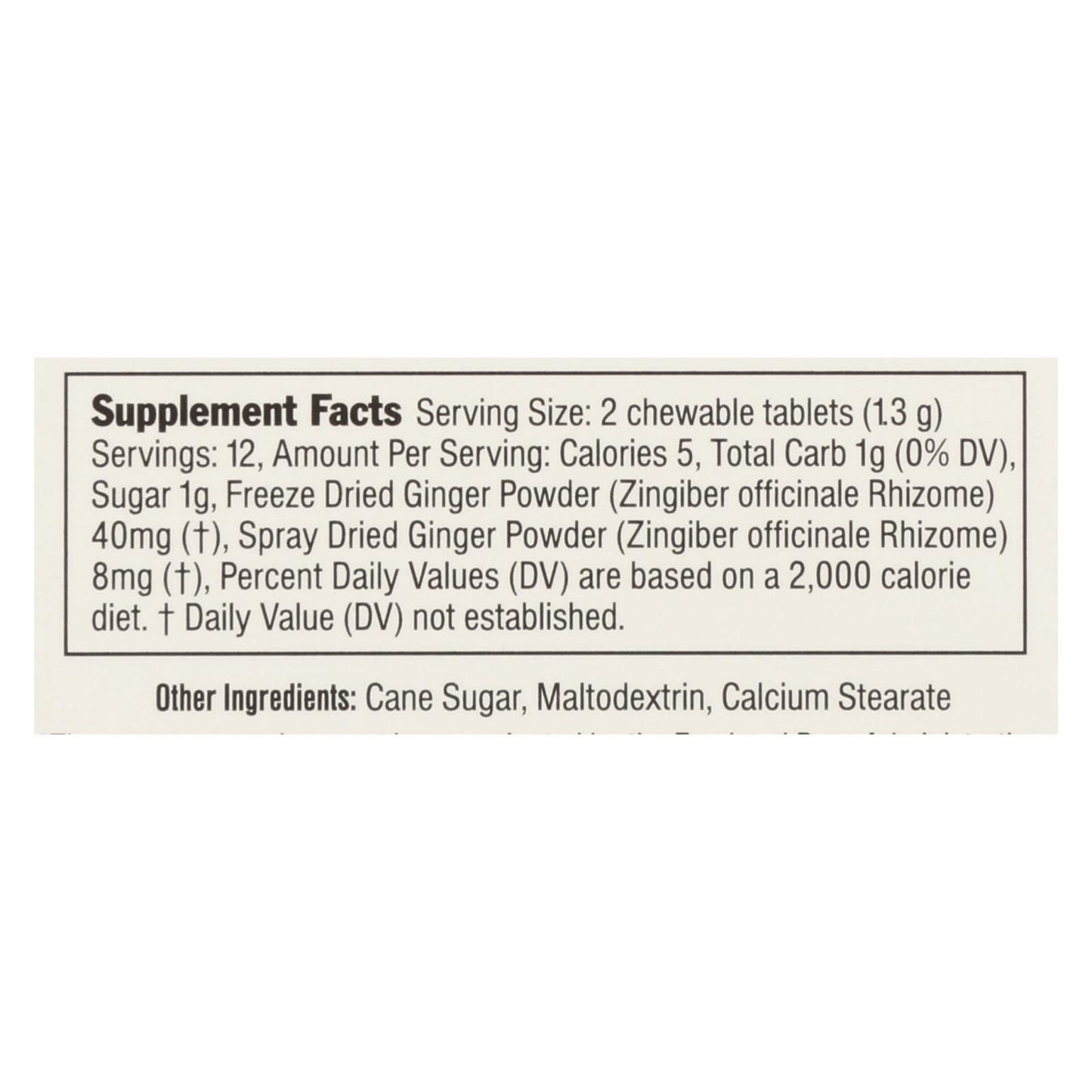 Ginger People Ginger Rescue - Strong - 24 Chewable Tablets - Case Of 10 image 2