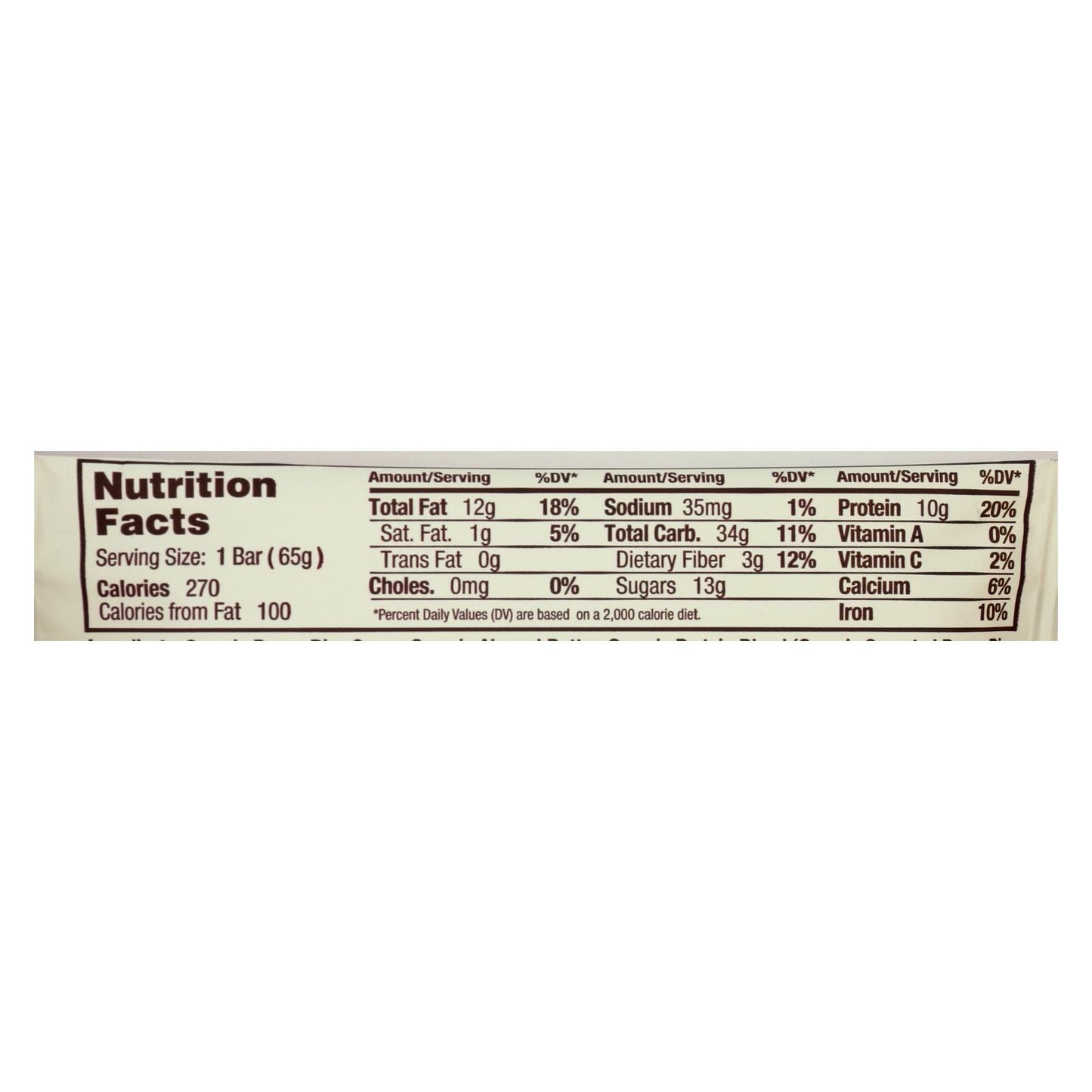 Gomacro Organic Macrobar - Banana And Almond Butter - 2.3 Oz Bars - Case Of 12 image 3