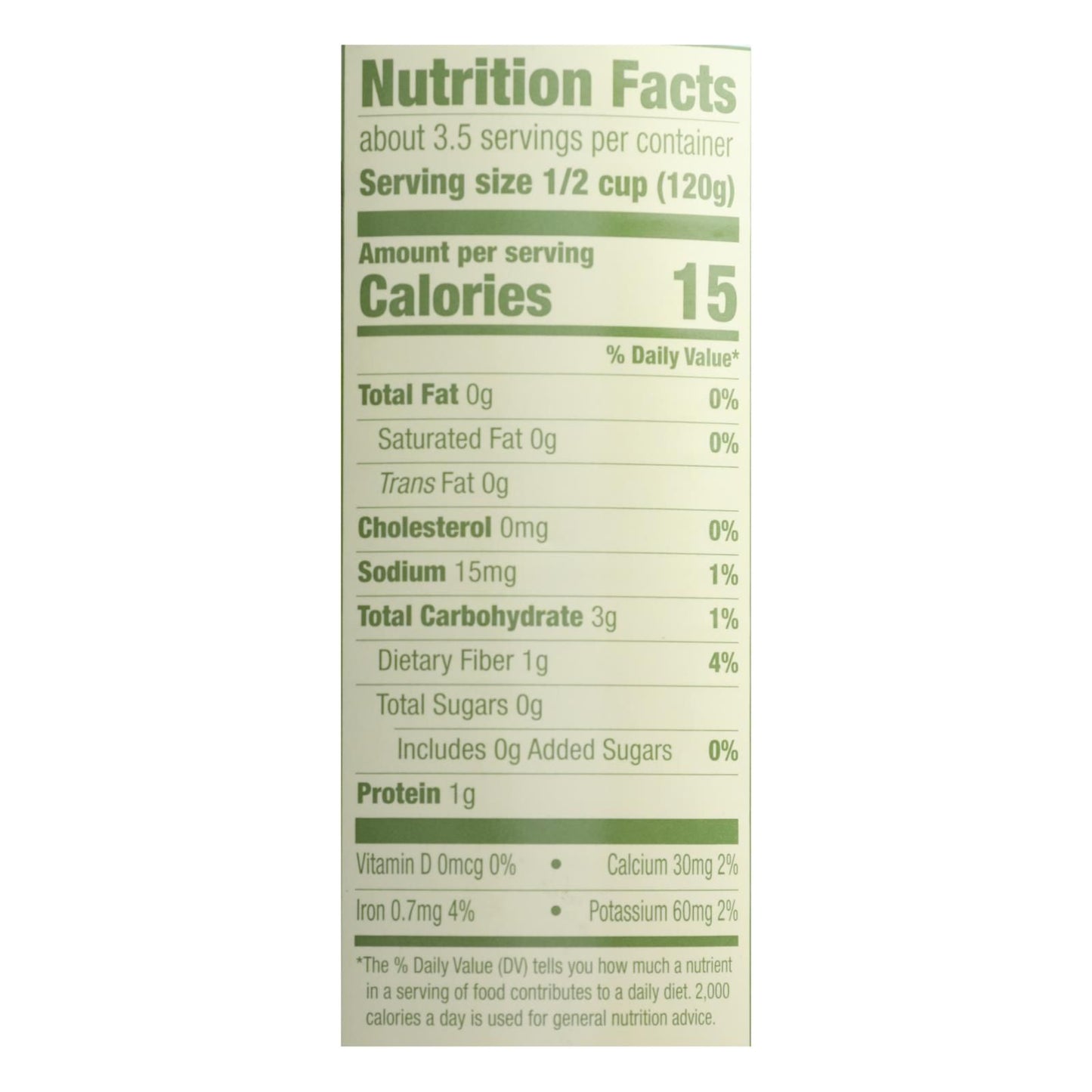 Green Valley Organics - Green Beans French Style - Case Of 12-14.25 Oz image 3