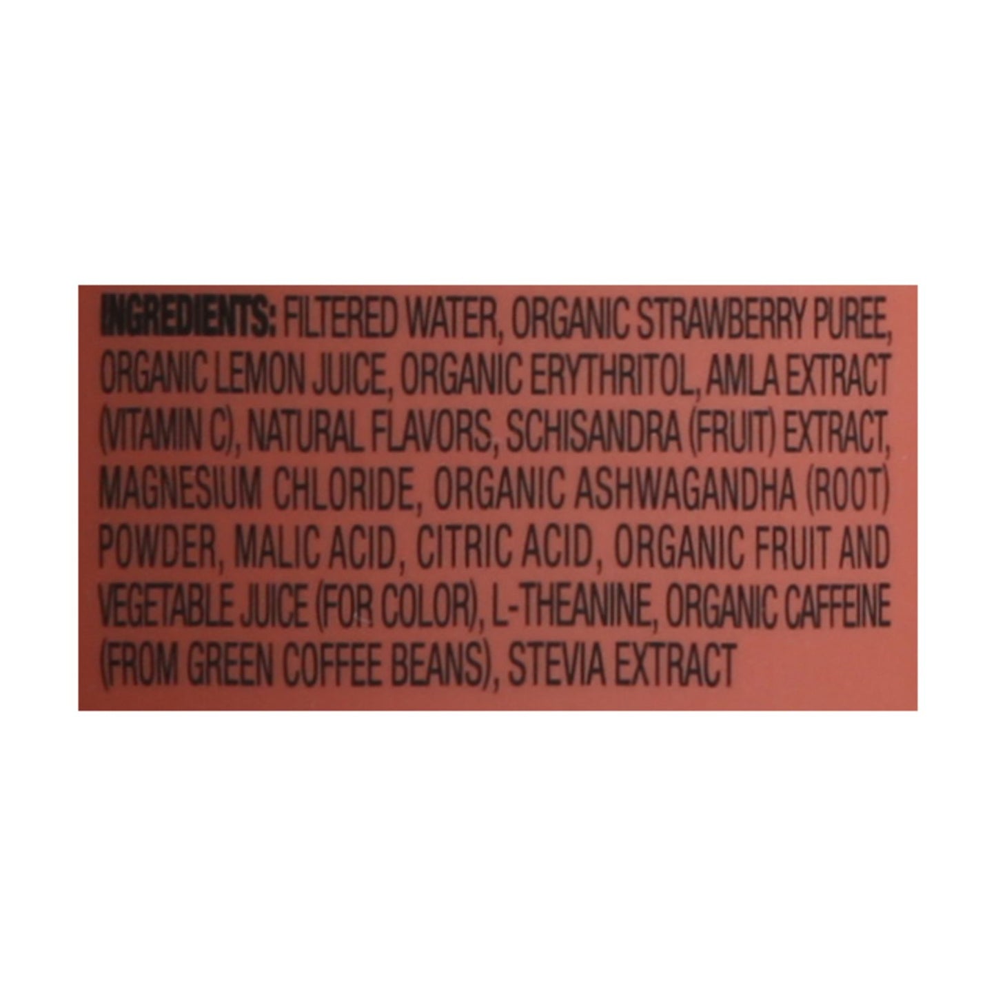 Heywell - Sparkling Energy Fcus Strwb Lm - Case Of 12-12 Fz image 3