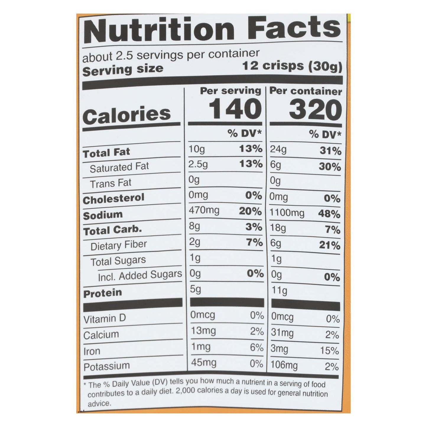 Hippie Snacks - Avocado Crsps Sea Salt - Case Of 8-2.5 Oz image 3