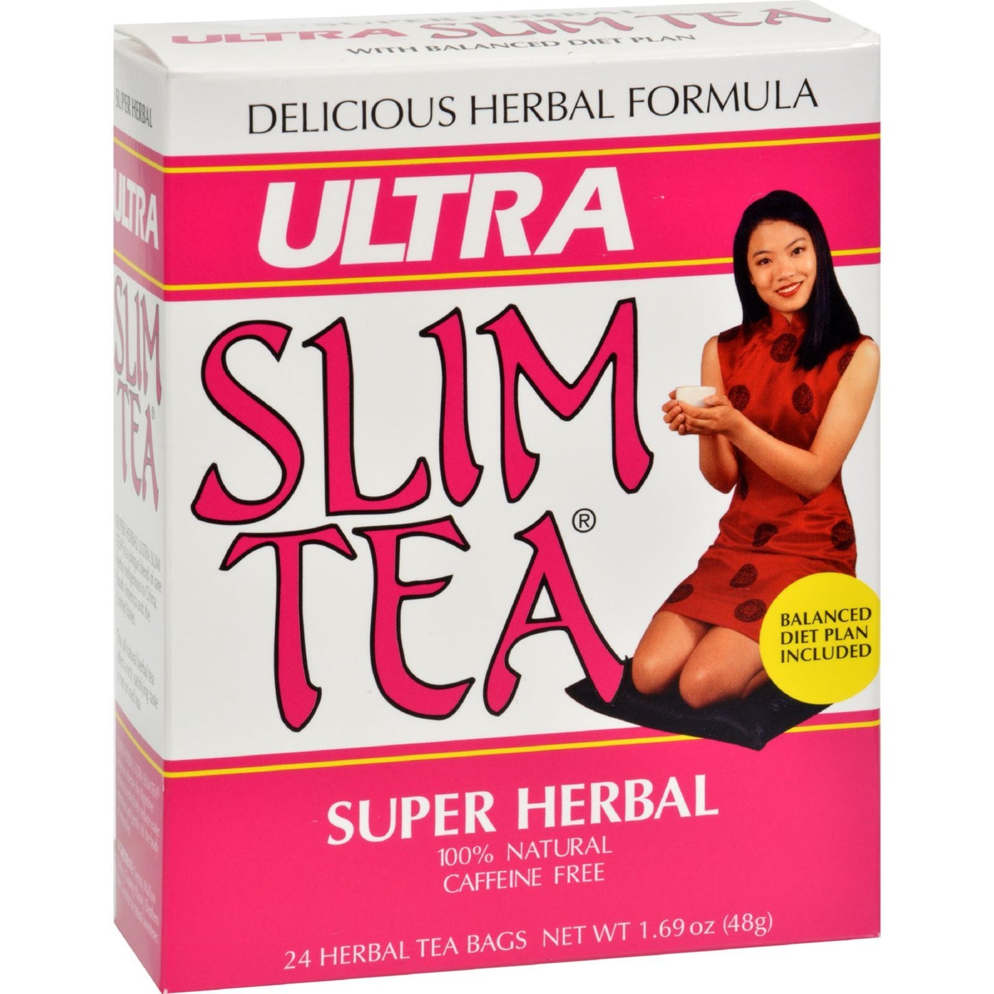 Hobe Labs Ultra Slim Tea Super Herbal - 24 Tea Bags image 1