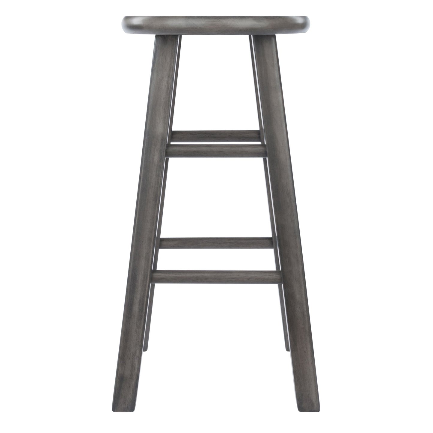 Ivy Square Leg Counter Stool; Rustic Oyster Gray image 5