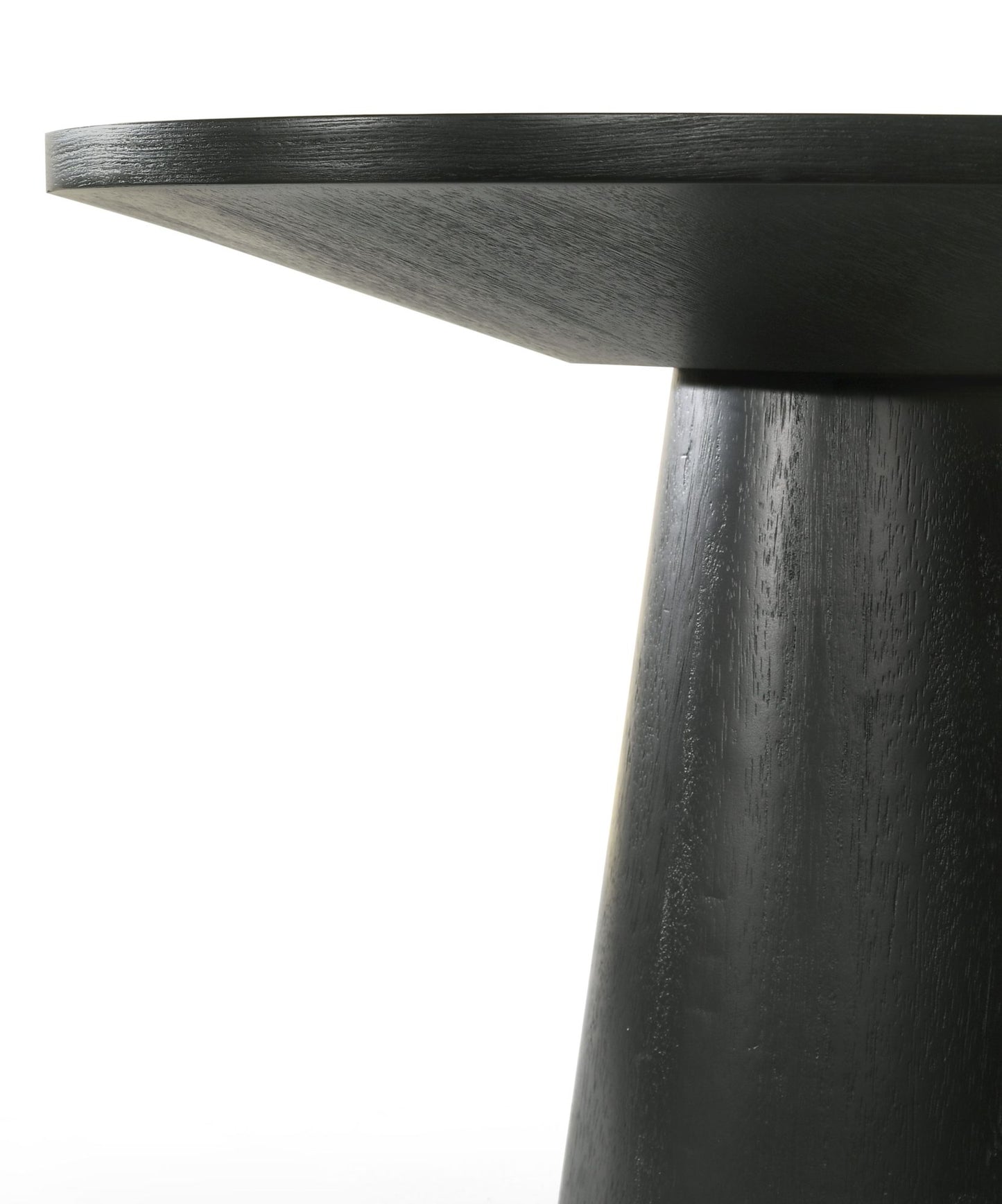 Jasper Ebony Black 29"W Round Coffee Table image 5
