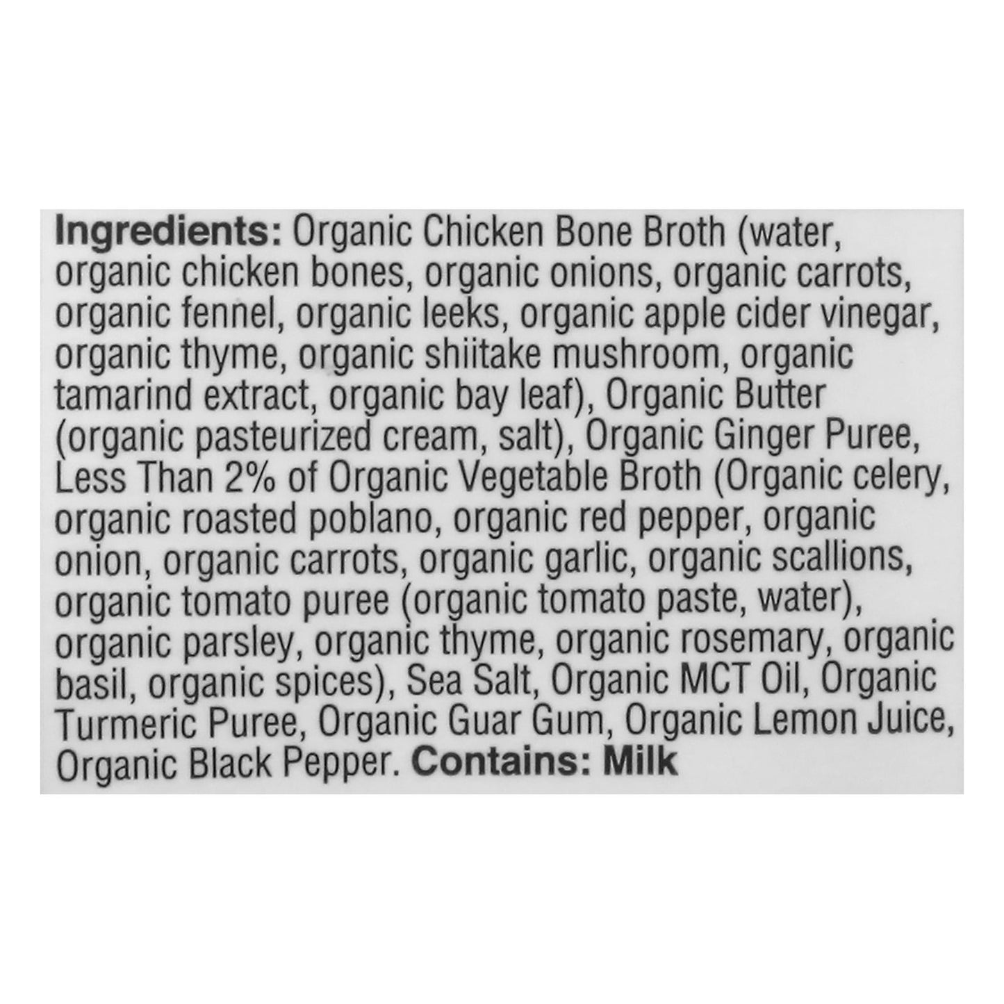 Kettle And Fire - Bone Broth Butter Chicken - Case Of 6-16.9 Oz image 2