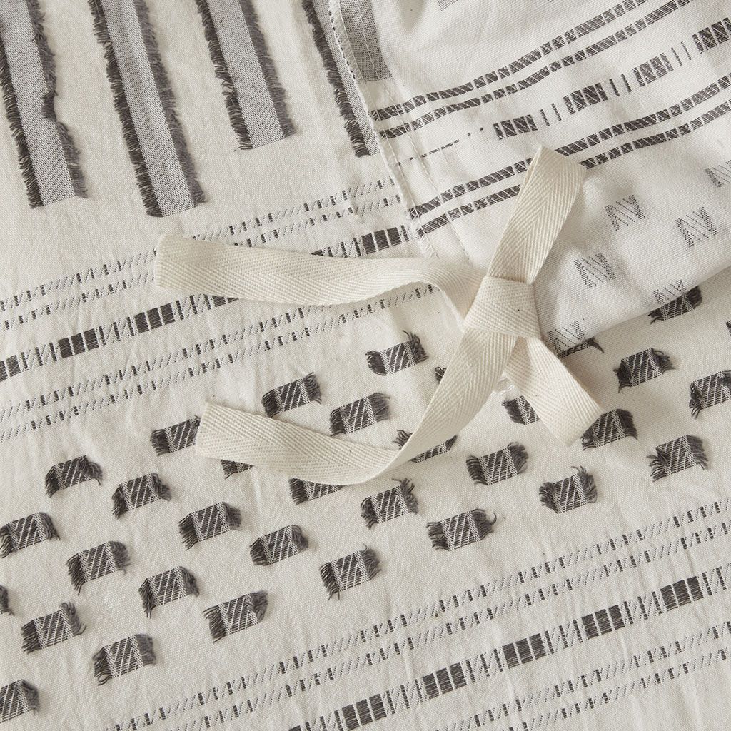 King/Cal King Cotton Jacquard Duvet Cover Mini Set image 11