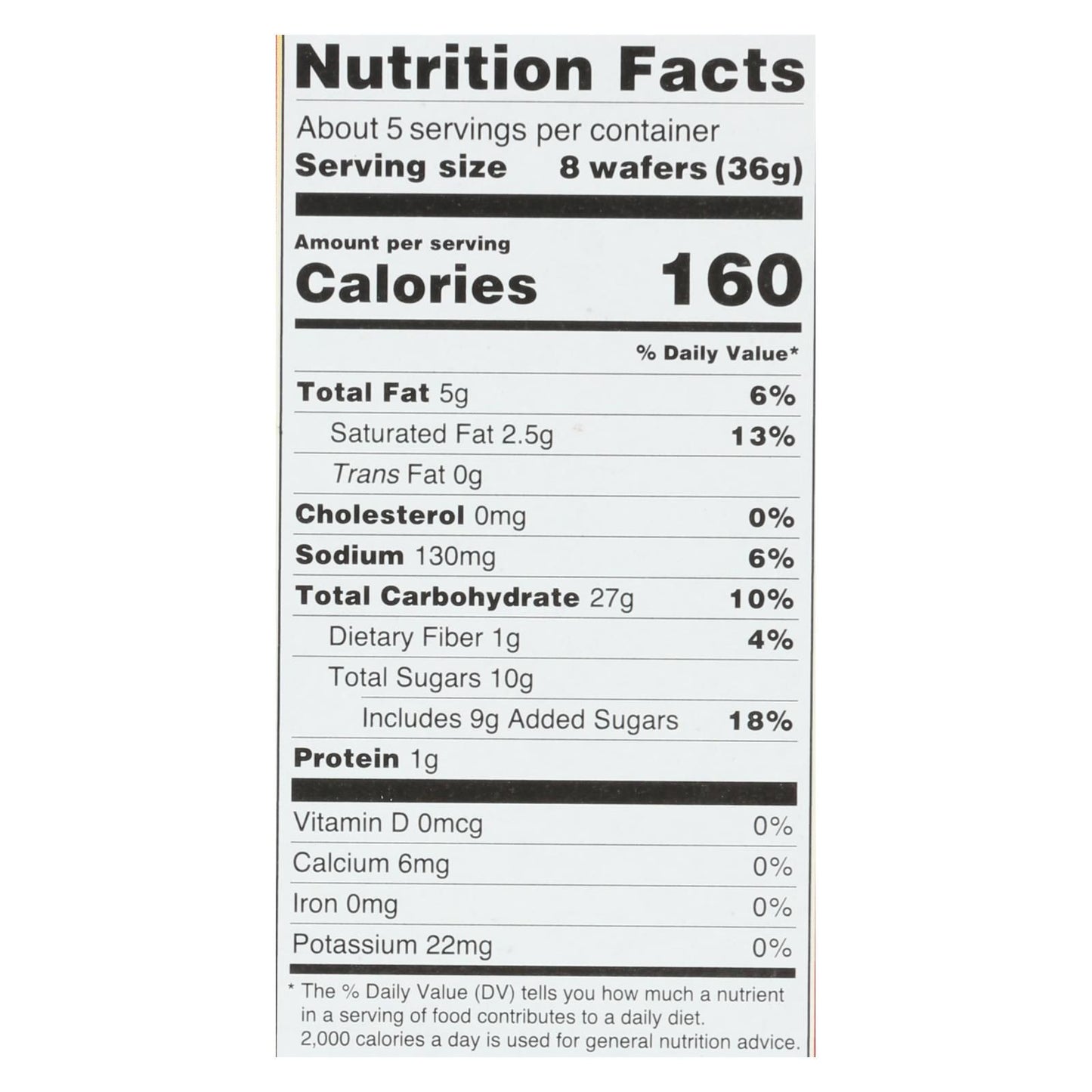Kinnikinnick Vanilla Wafer - Case Of 6 - 6.3 Oz. image 3