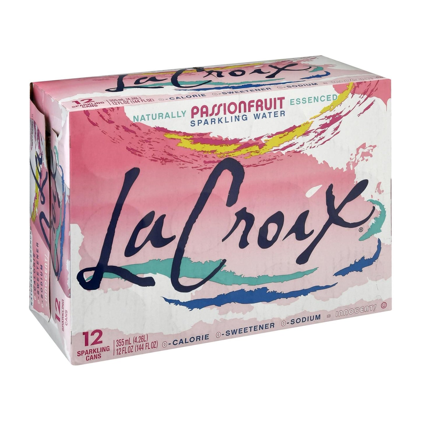 Lacroix Sparkling Water - Passionfruit - Case Of 2 - 12/12 Fl Oz image 1