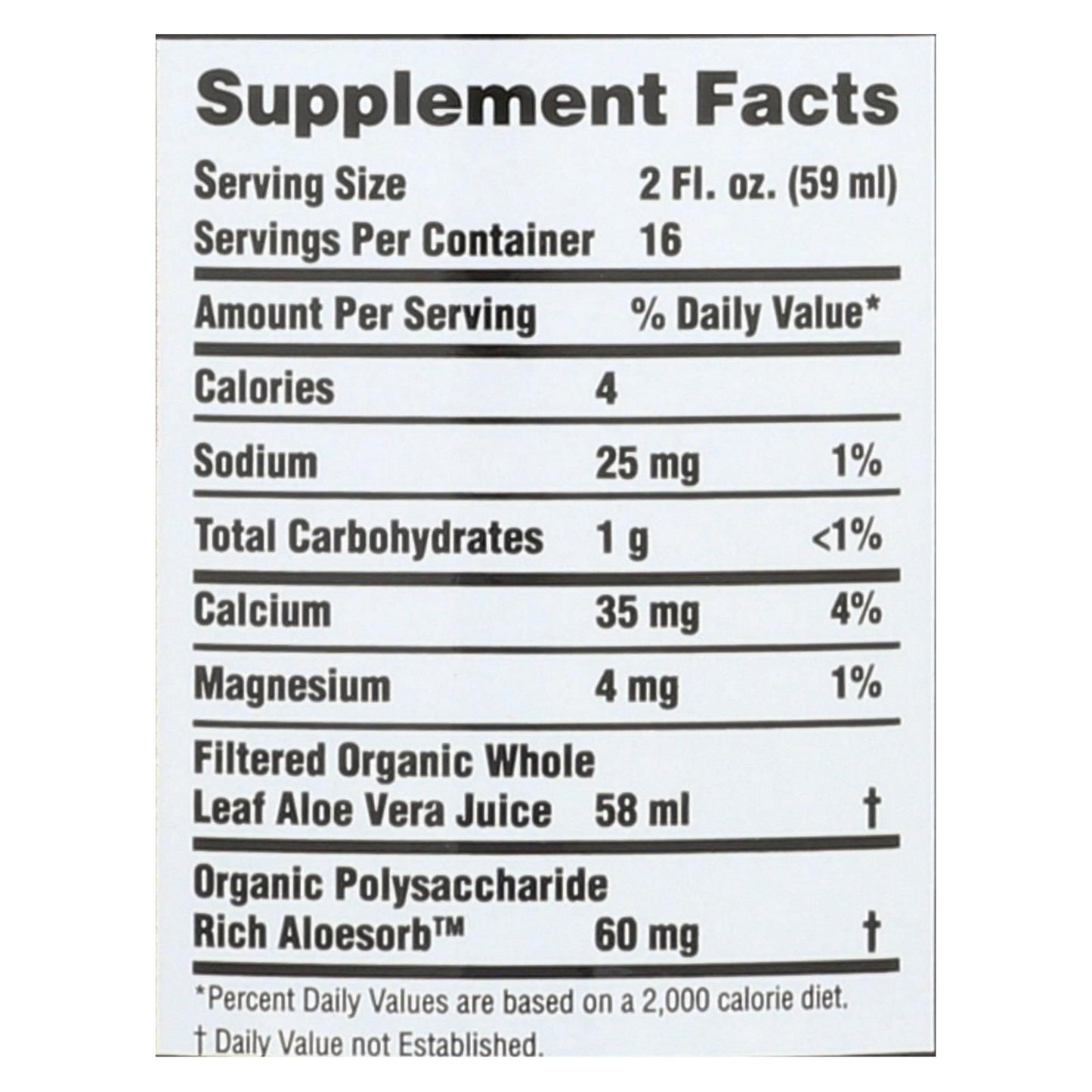 Lily Of The Desert - Aloe Vra Juice Whole Leaf - 1 Each -32 Fz image 3