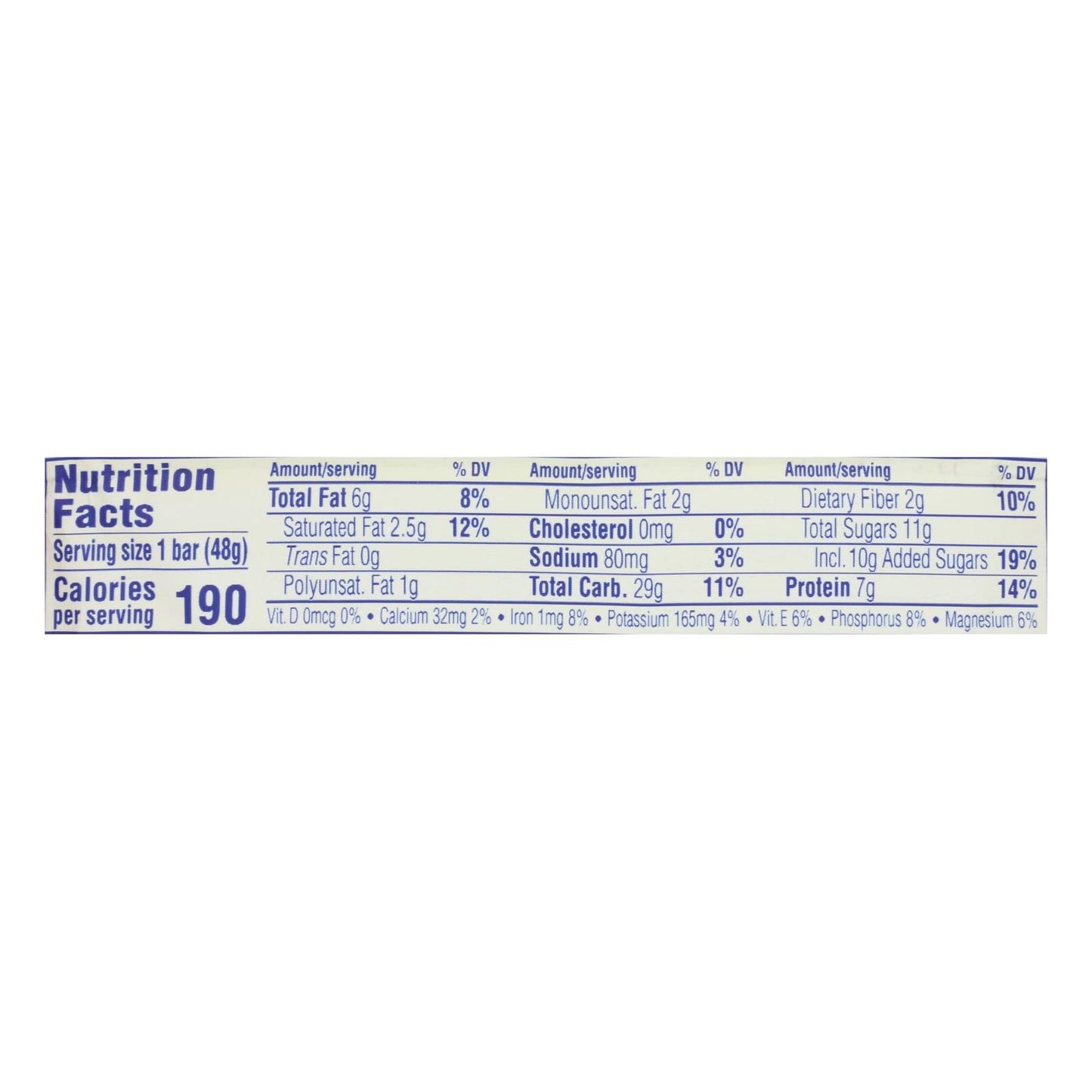 Luna - Bar Mshup Lemon Blubry - Case Of 15 - 1.69 Oz image 2