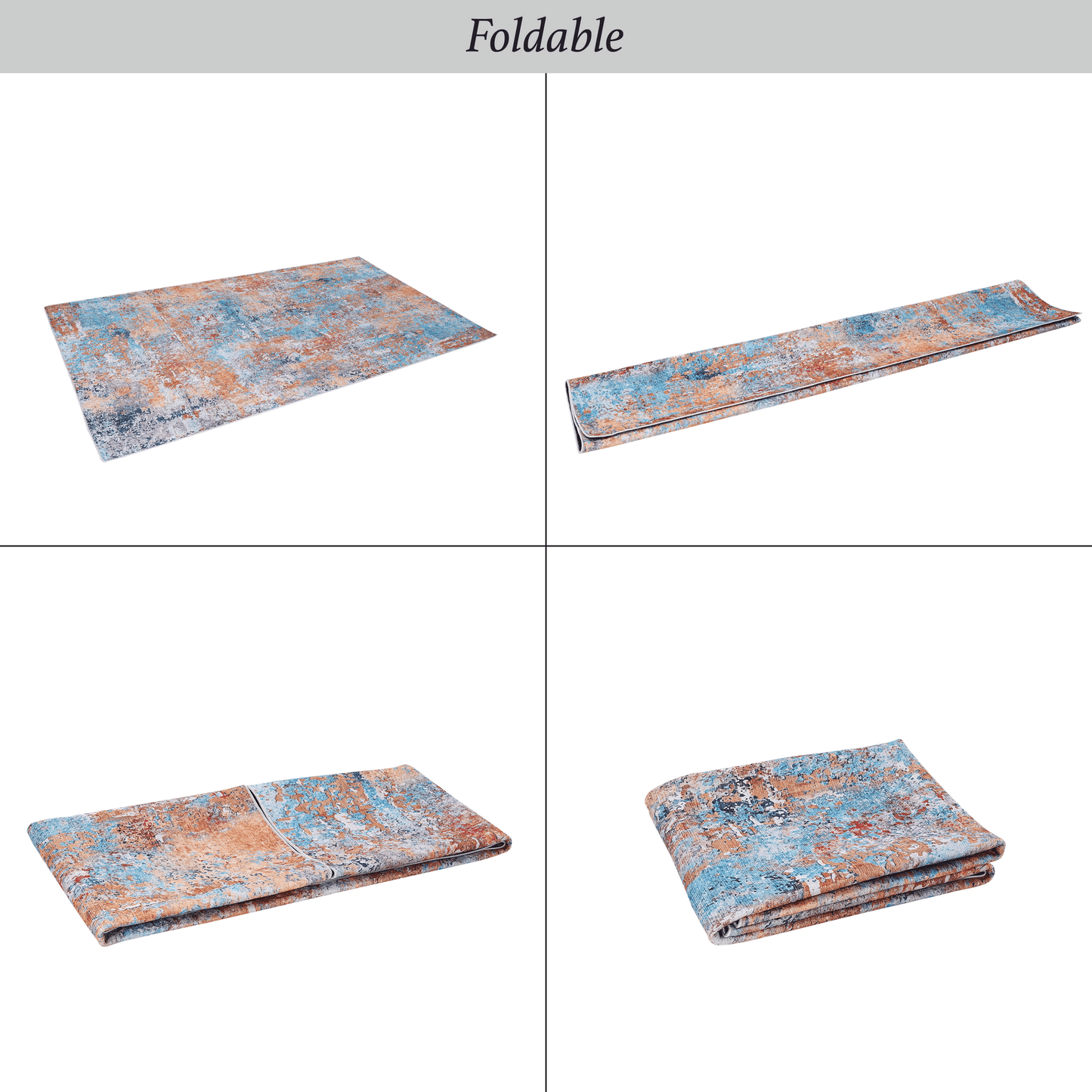 MAVAL Multi Washable Rug 8x10 Area Rug (Multi, 8' x 10') image 9