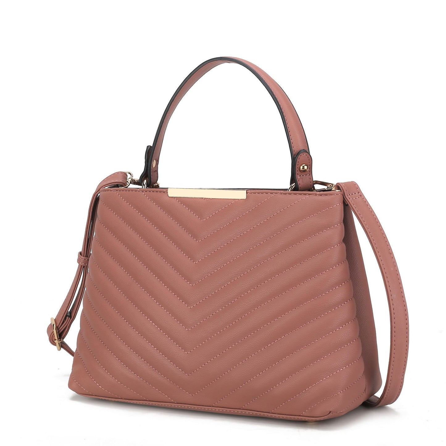 MKF Collection Dakota Satchel Handbag Vegan Leather Women by Mia k image 1