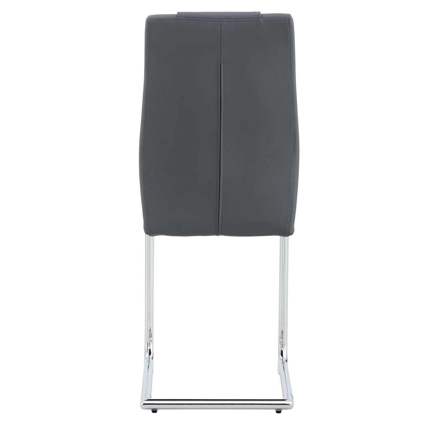 Modern Dining Chairs with Faux Leather Padded Seat Dining Living Room Chairs Upholstered Chair with Metal Legs Design fo image 20