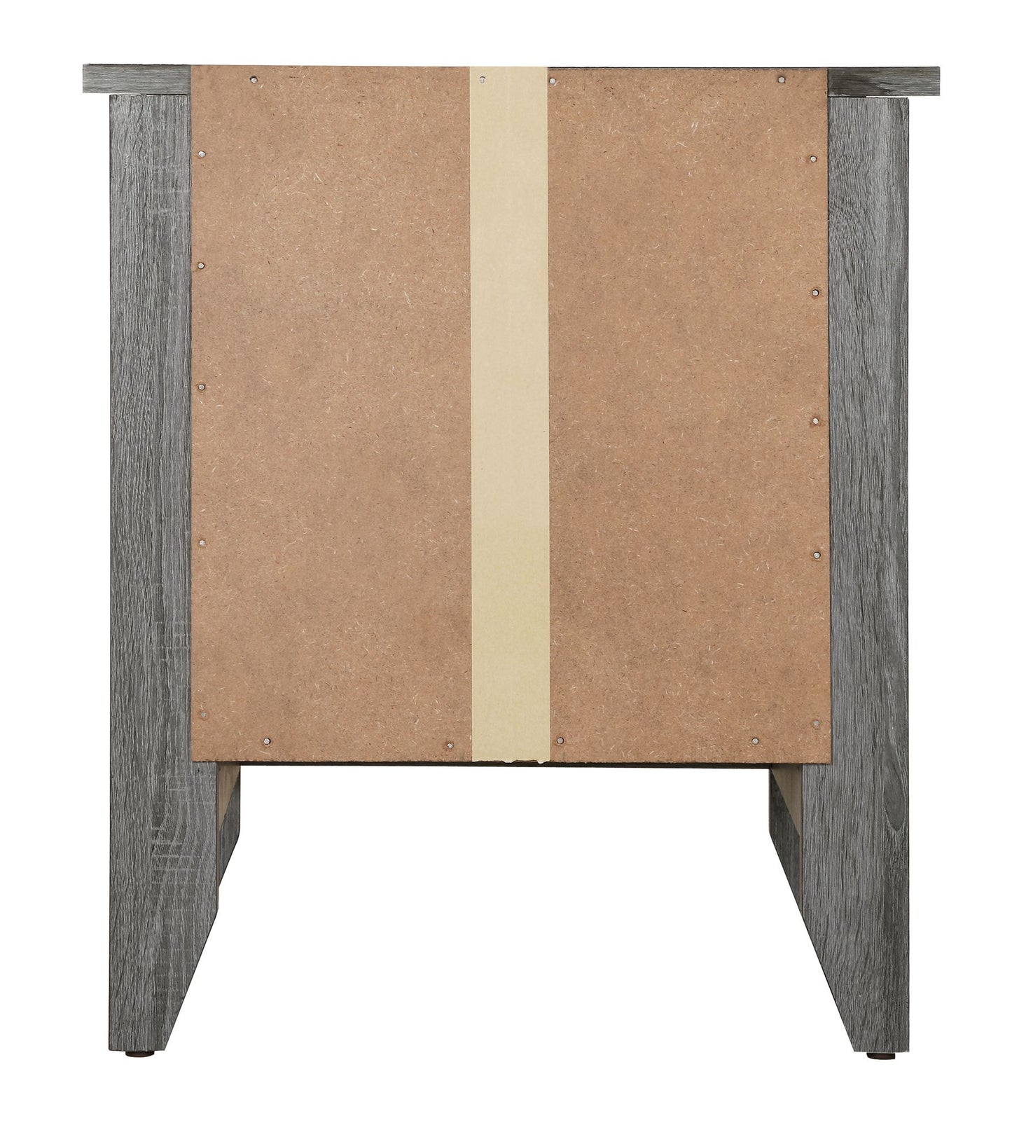 Modern Gray Bedside Table With Storage Options image 4