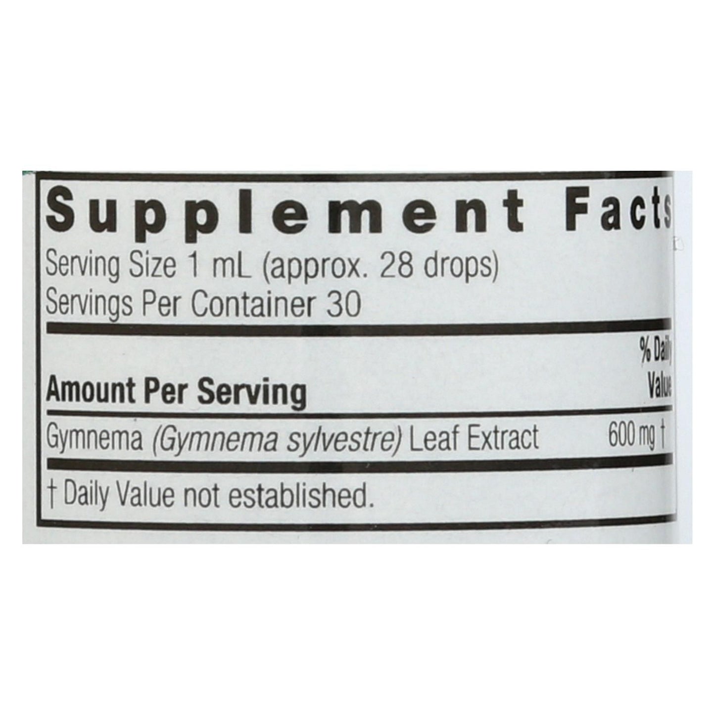 Nature's Answer - Gymnema Leaf Alcohol Free - 1 Fl Oz image 3