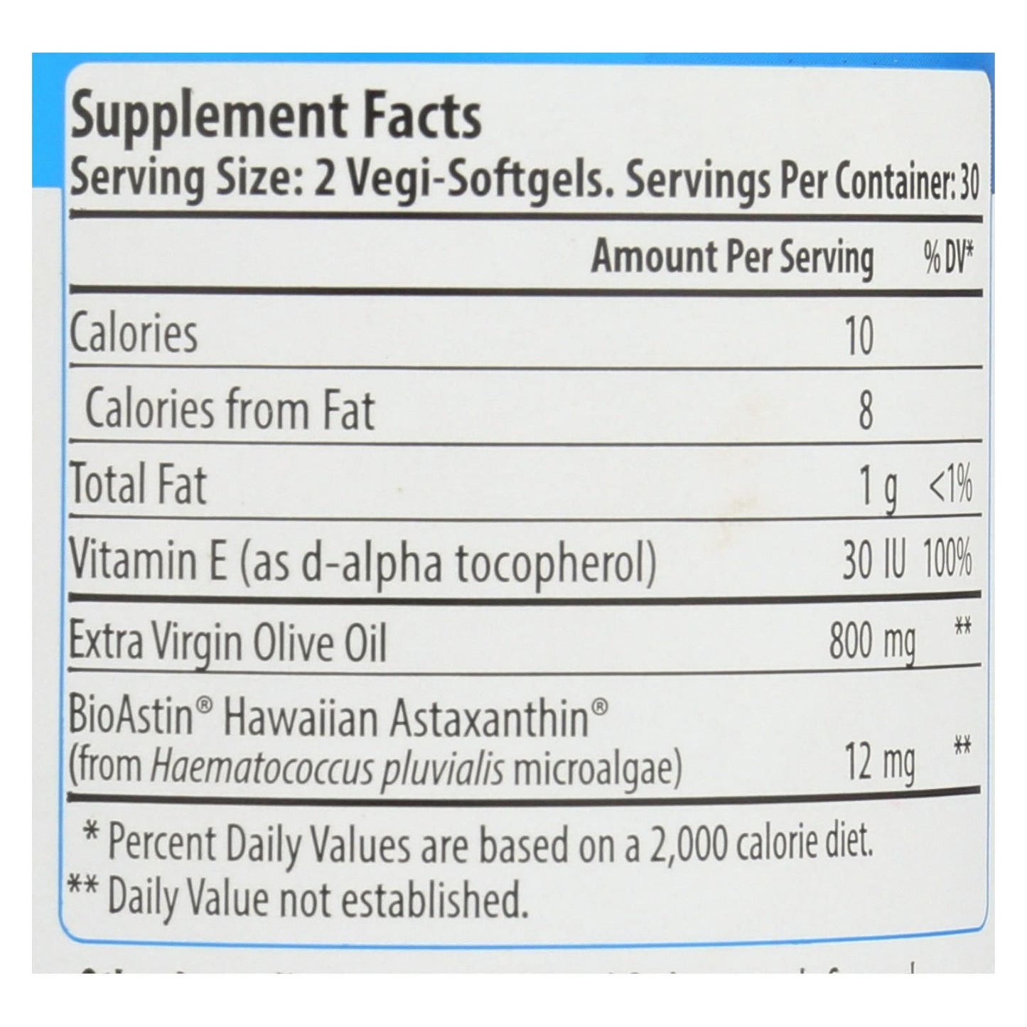 Nutrex Hawaii Bioastin Supreme - 6 Mg - 60 Vegetarian Softgels image 4