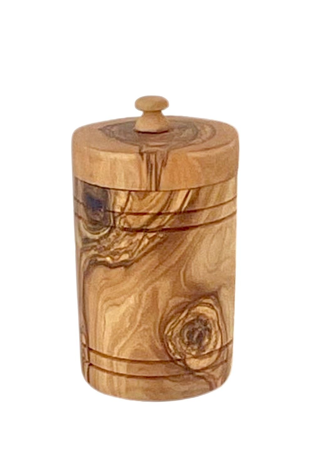 Olive Wood Spice Jar Salt Keeper with Lid - Hand-Carved Airtight Salt Cellar & Decorative Sugar Bowl, Sustainable Kitche image 8