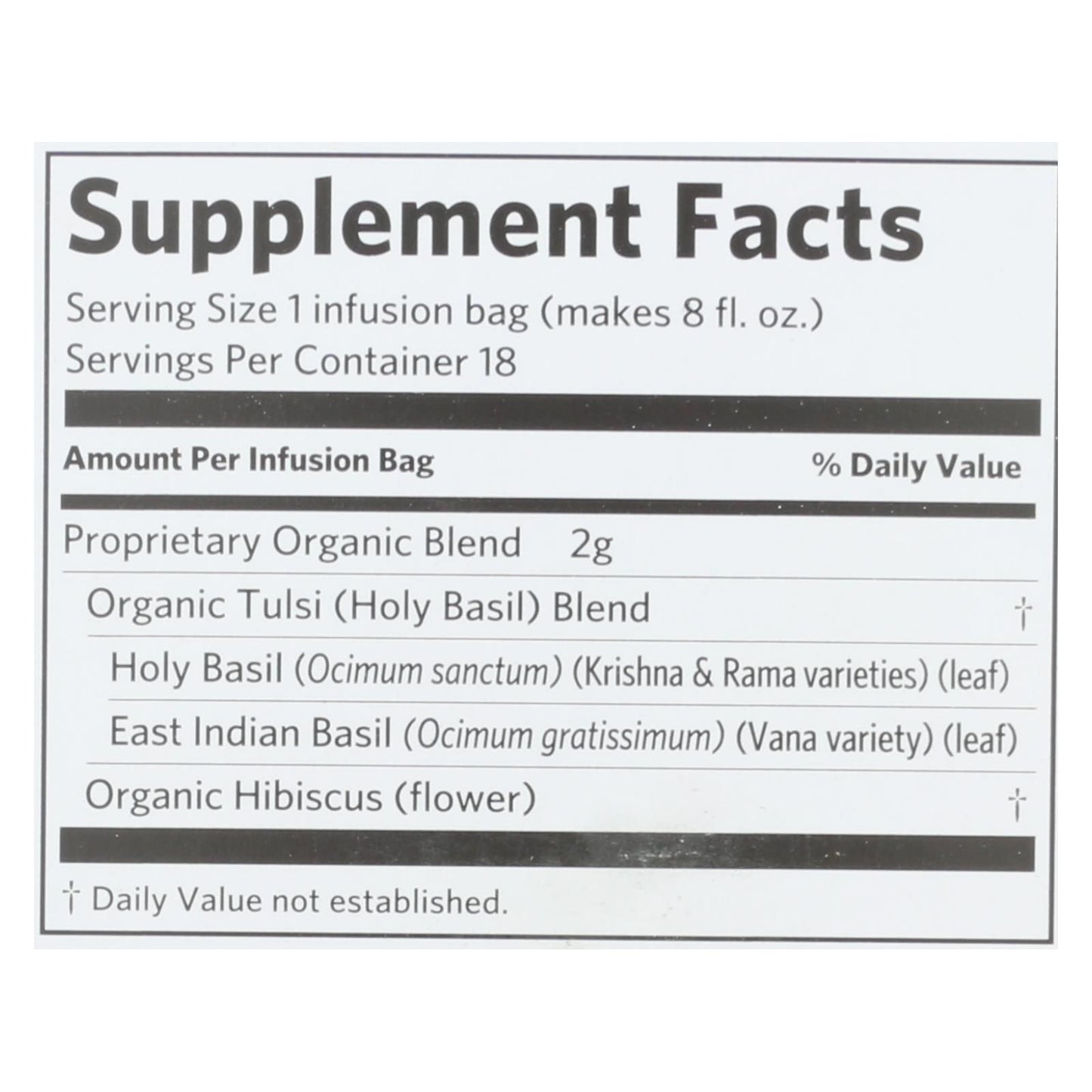 Organic India - Tulsi Hibiscus - Case Of 6 - 18 Ct image 4