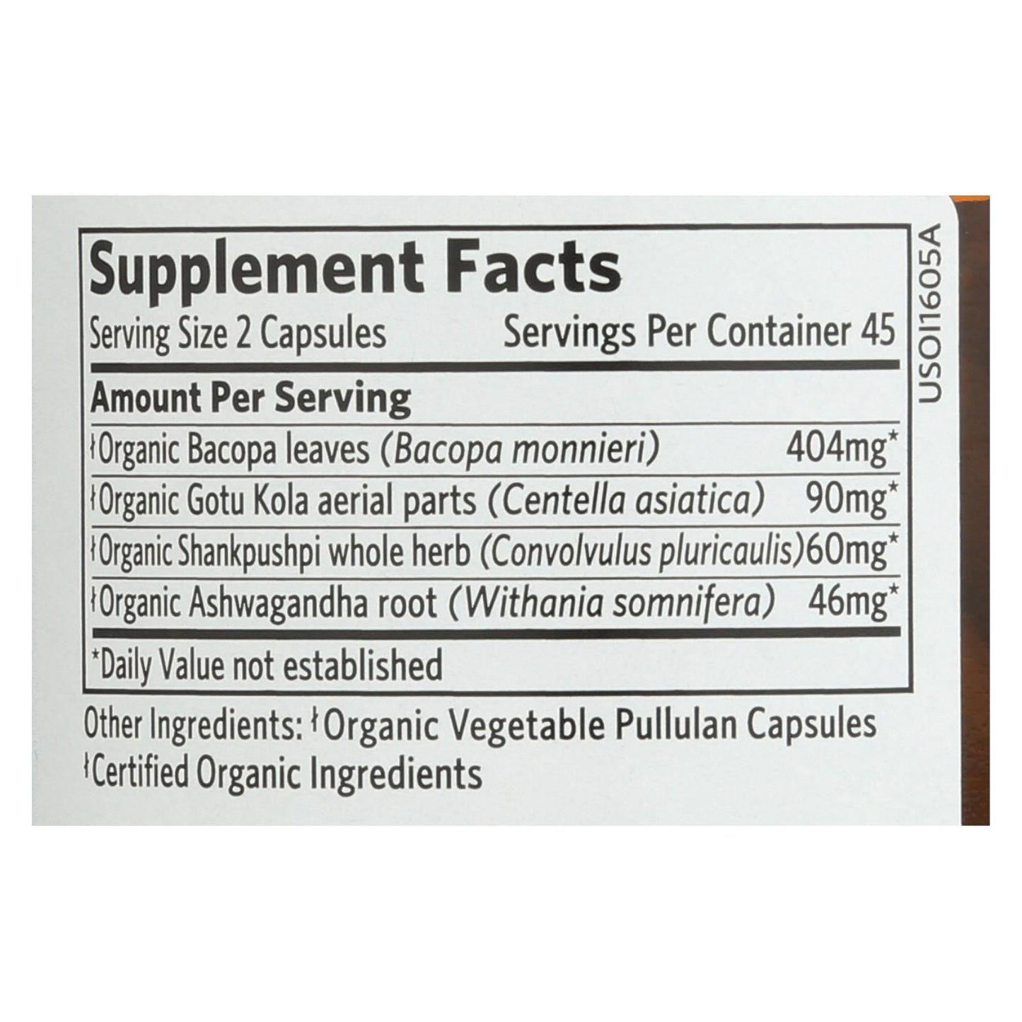 Organic India Usa Whole Herb Supplement - 1 Each - 90 Vcap image 3