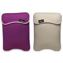 Reversible Notebook Sleeve Fits Most Widescreens Up to 10 - Purple/Cream image 1