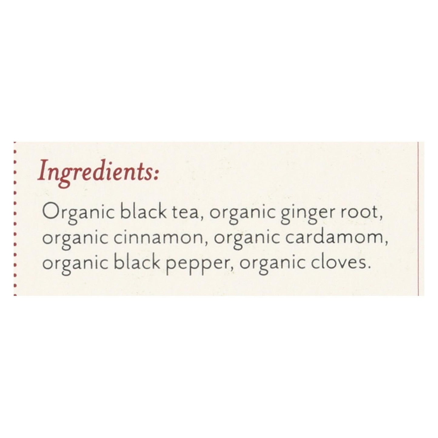 Rishi Organic Tea - Masala Chai - Case Of 6 - 15 Bags image 2