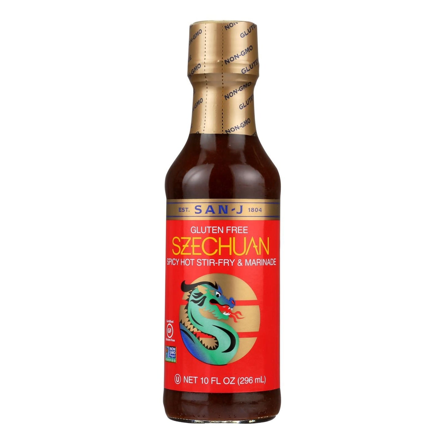 San - J Cooking Sauce - Szechuan - Case Of 6 - 10 Fl Oz. image 1