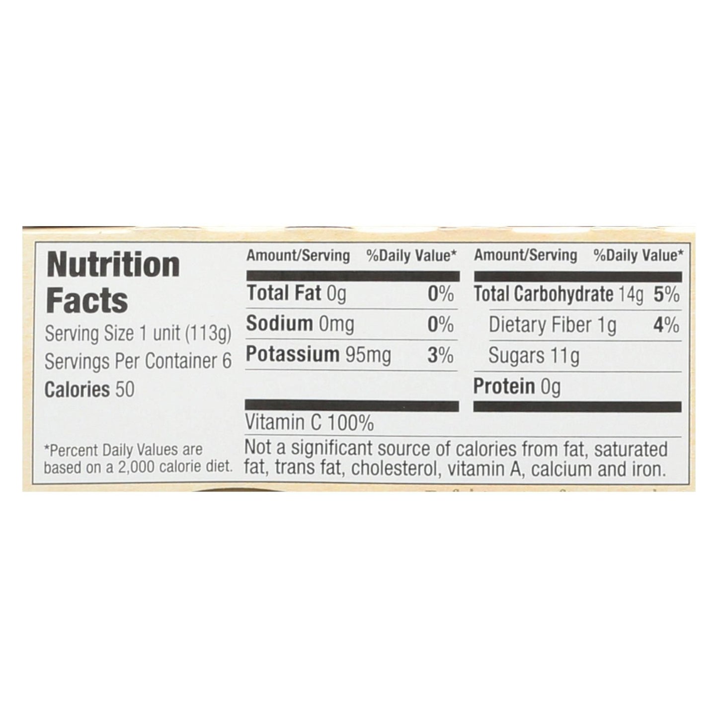 Santa Cruz Organic Apple Sauce - Case Of 12 - 4 Oz. image 3