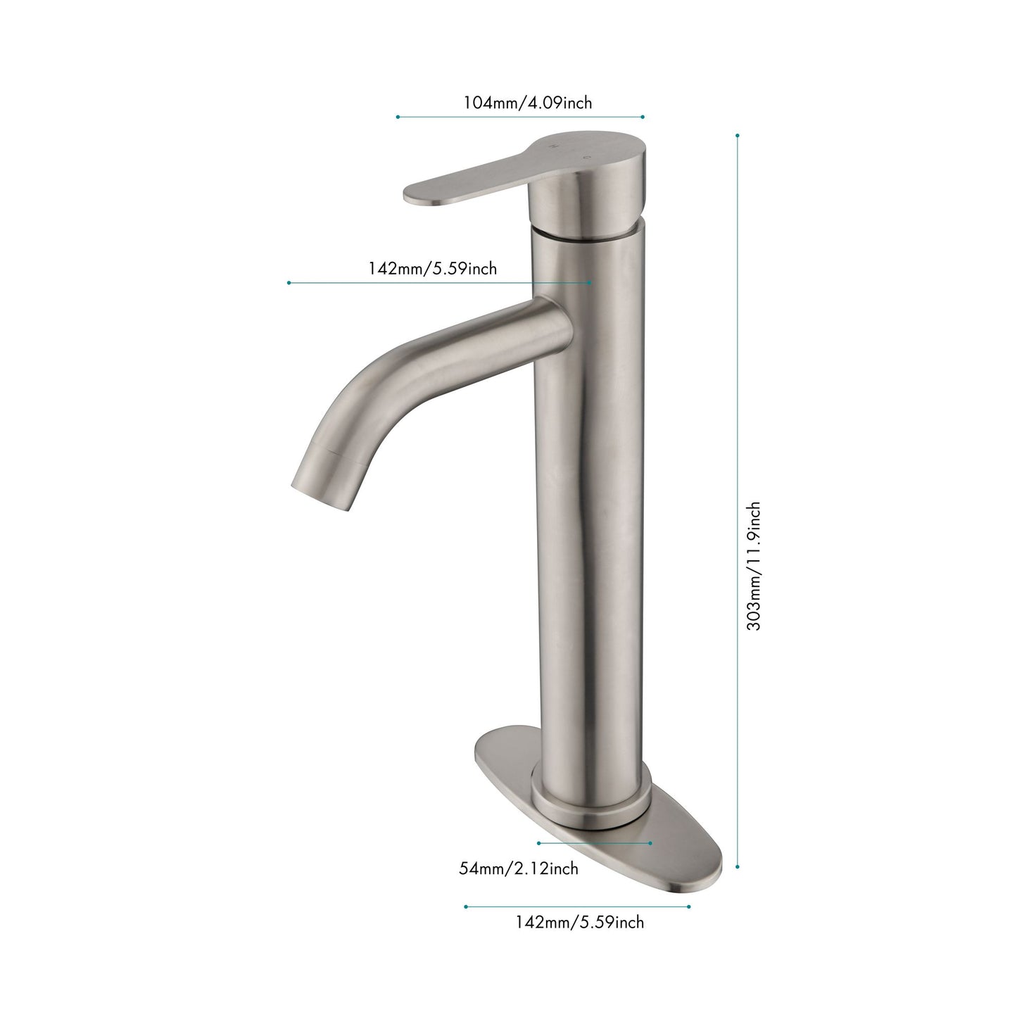 Single Handle Bathroom Vanity Sink Faucet image 11