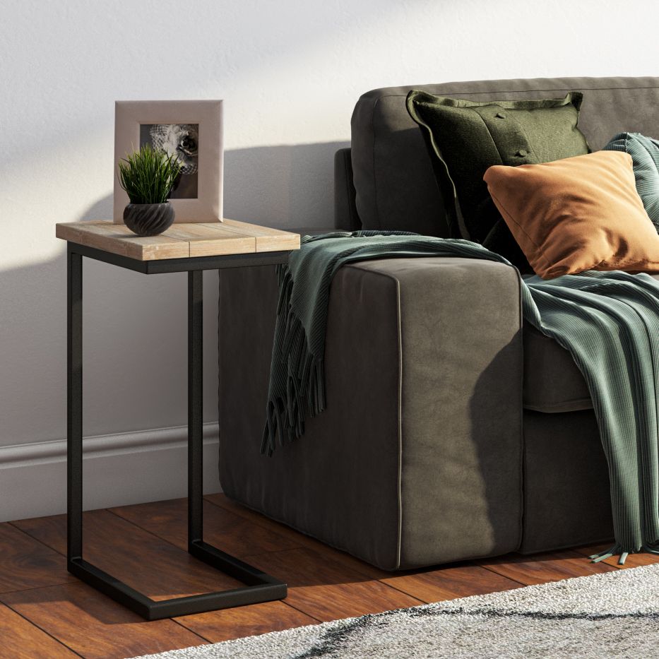 Skyler - C Side Table - Distressed White Wash image 6
