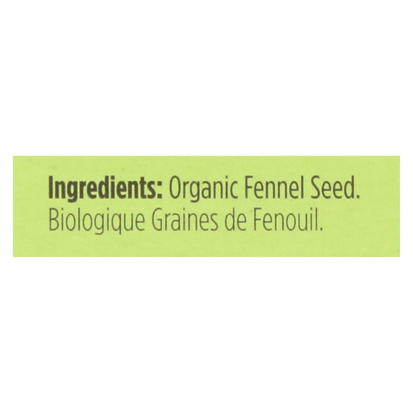 Spicely Organics - Organic Fennel Seed - Case Of 6 - 0.3 Oz. image 3
