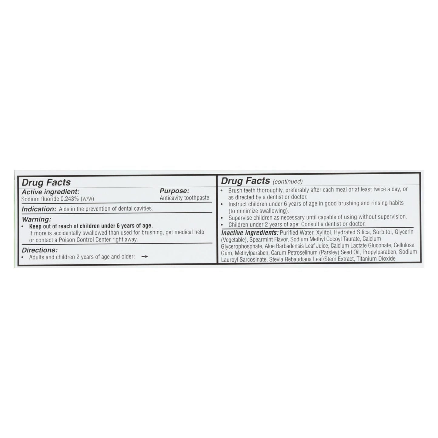 Spry Toothpaste - Spearmint - Fluoride - 5 Oz image 3