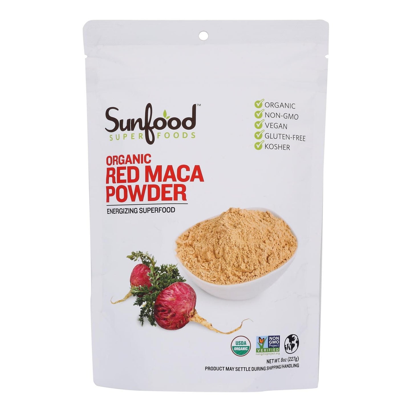 Sunfood - Maca Powder Organic Red - 1 Each-8 Oz image 1